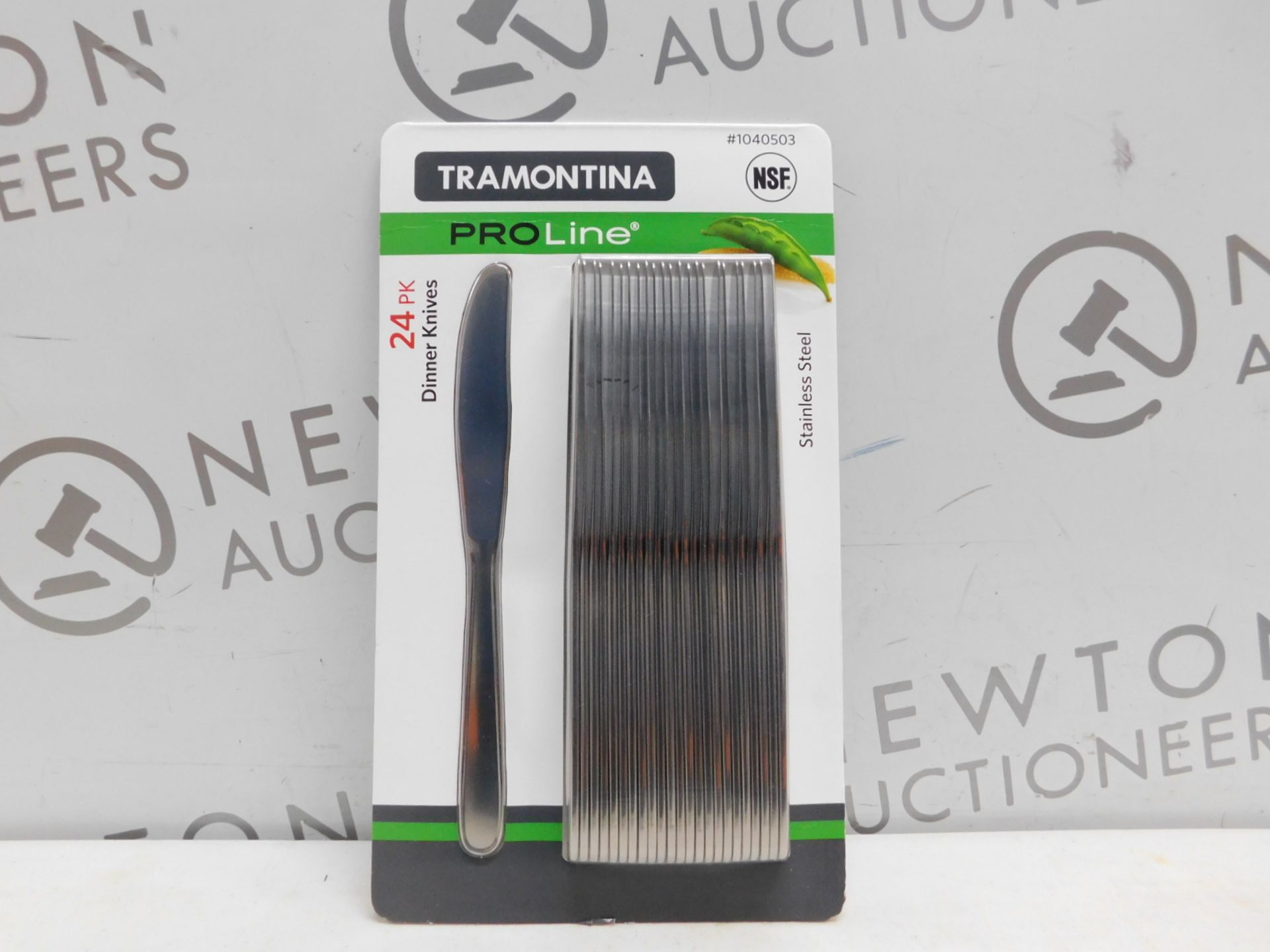 1 BRAND NEW SEALED PACK OF TRAMONTINA PROLINE 24PK STAINLESS STEEL DINNER KNIVES RRP Â£22.99