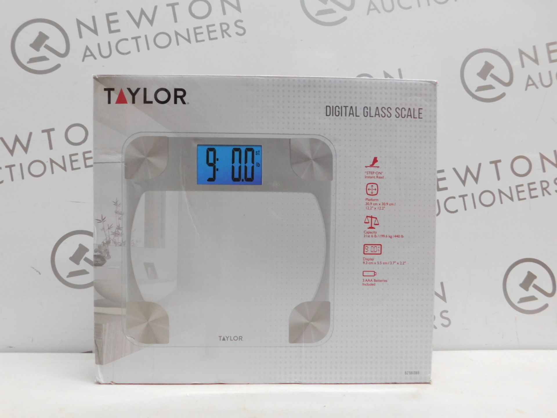 1 BOXED TAYLOR DIGITAL GLASS SCALE RRP Â£29.99