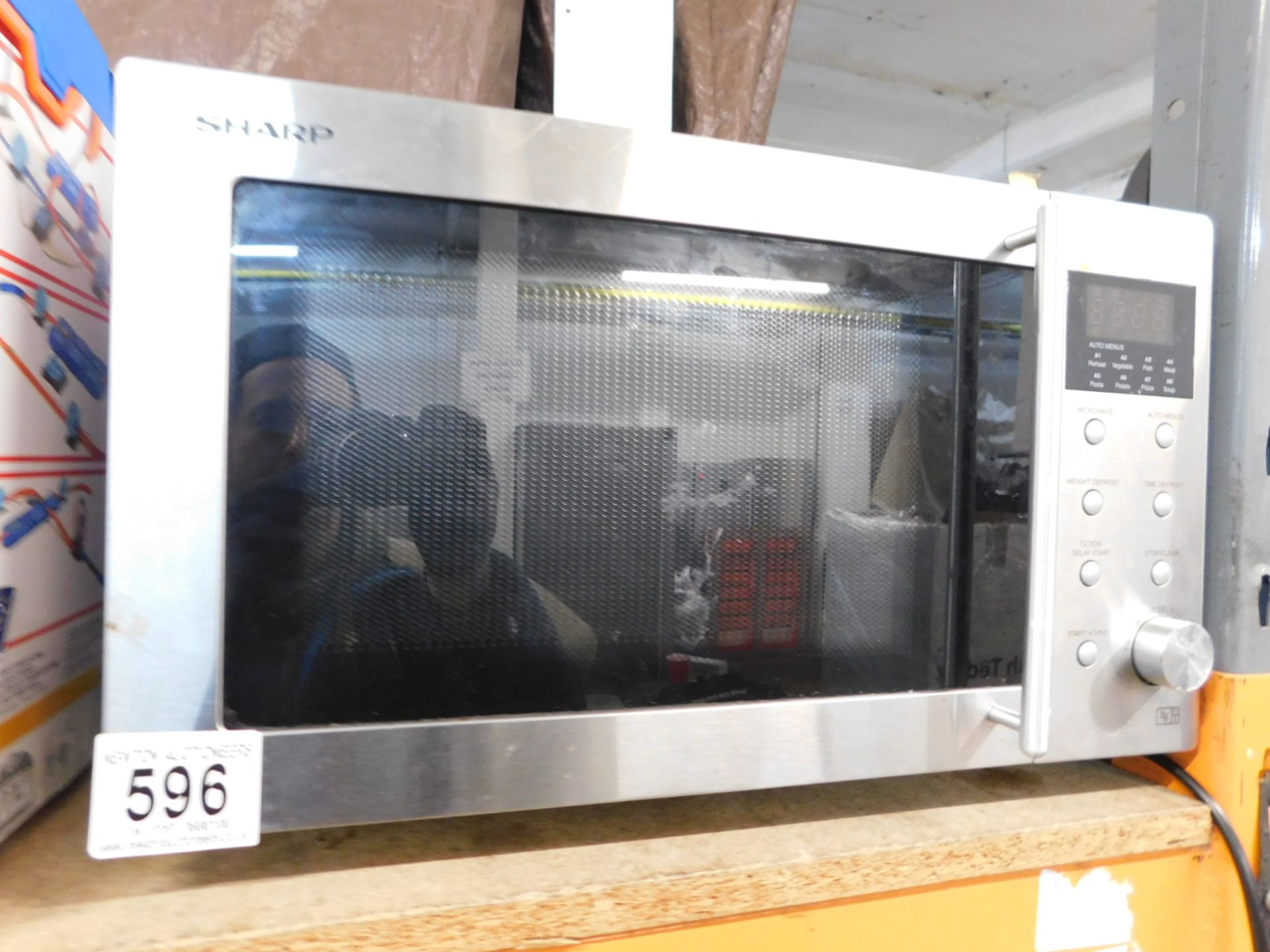 1 SHARP SOLO 23 LITRE STAINLESS STEEL MICROWAVE OVEN RRP Â£179.99