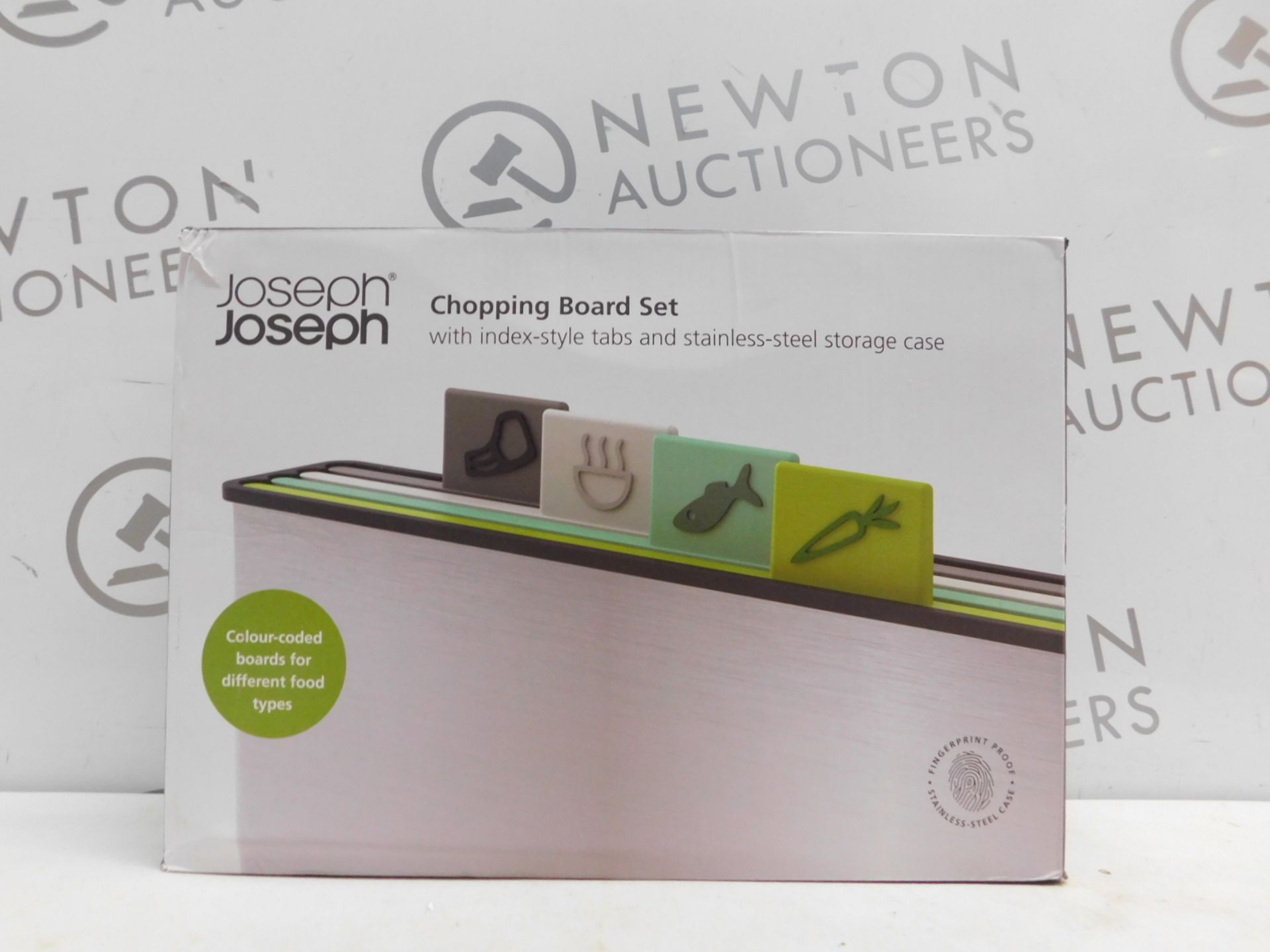 1 BOXED JOSEPH JOSEPH INDEX CHOPPING BOARD SET RRP Â£74.99