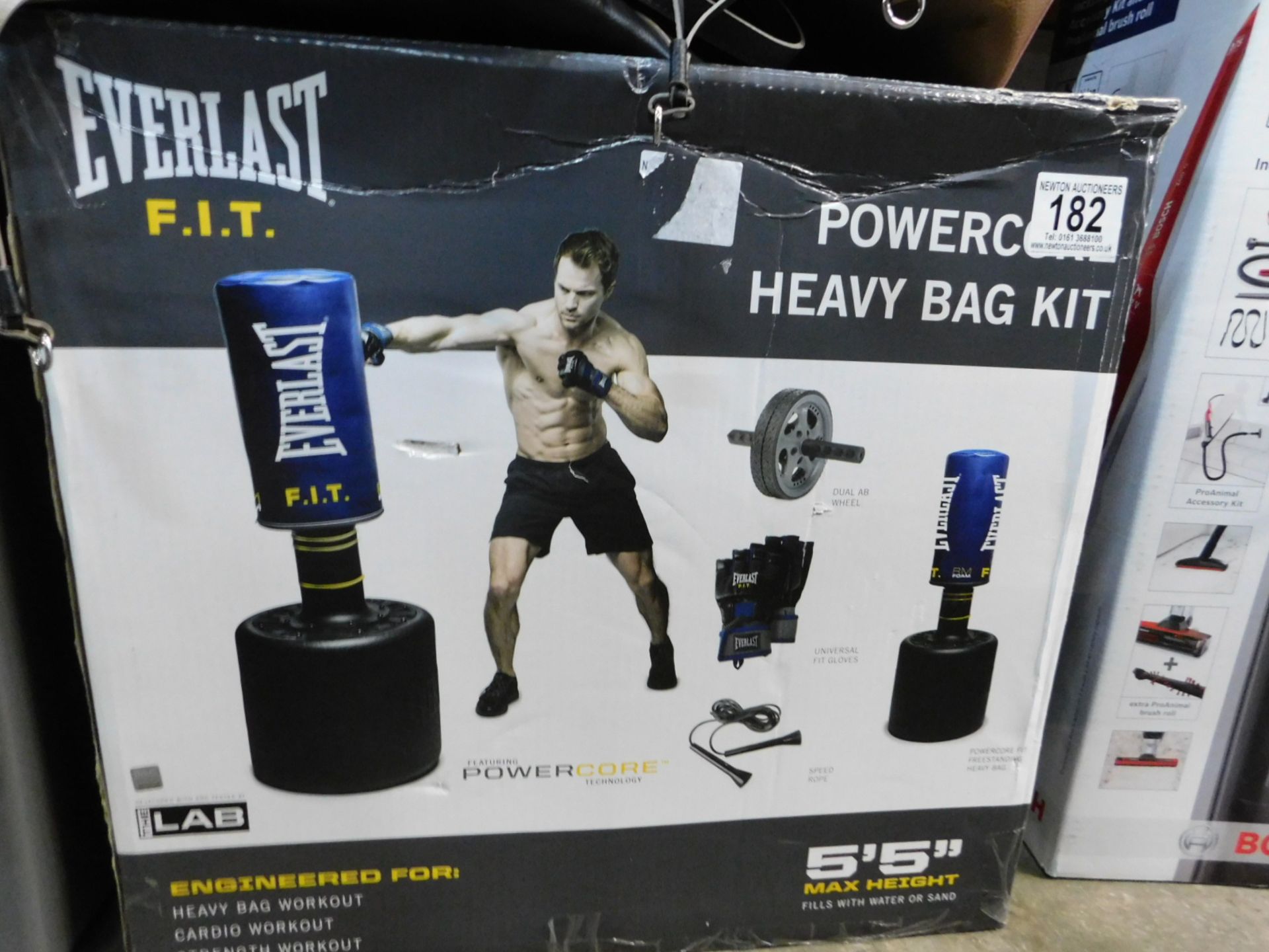 1 BOXED EVERLAST FIT POWERCORE FREESTANDING HEAVY BAG KIT RRP Â£199