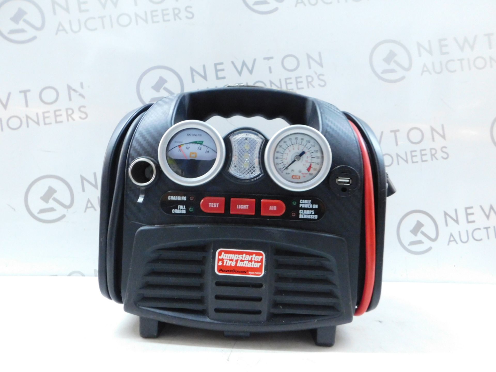 1 POWERSTATION PSX3 BATTERY JUMPSTARTER WITH BUILT IN LIGHT AND COMPRESSOR RRP Â£159