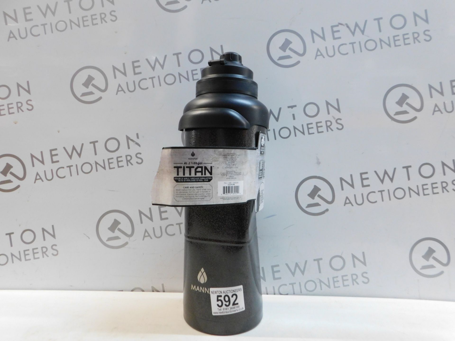 1 MANNA TITAN 4L STAINLESS STEEL 48HR VACUUM INSULATED JUG FLASK RRP Â£44.99