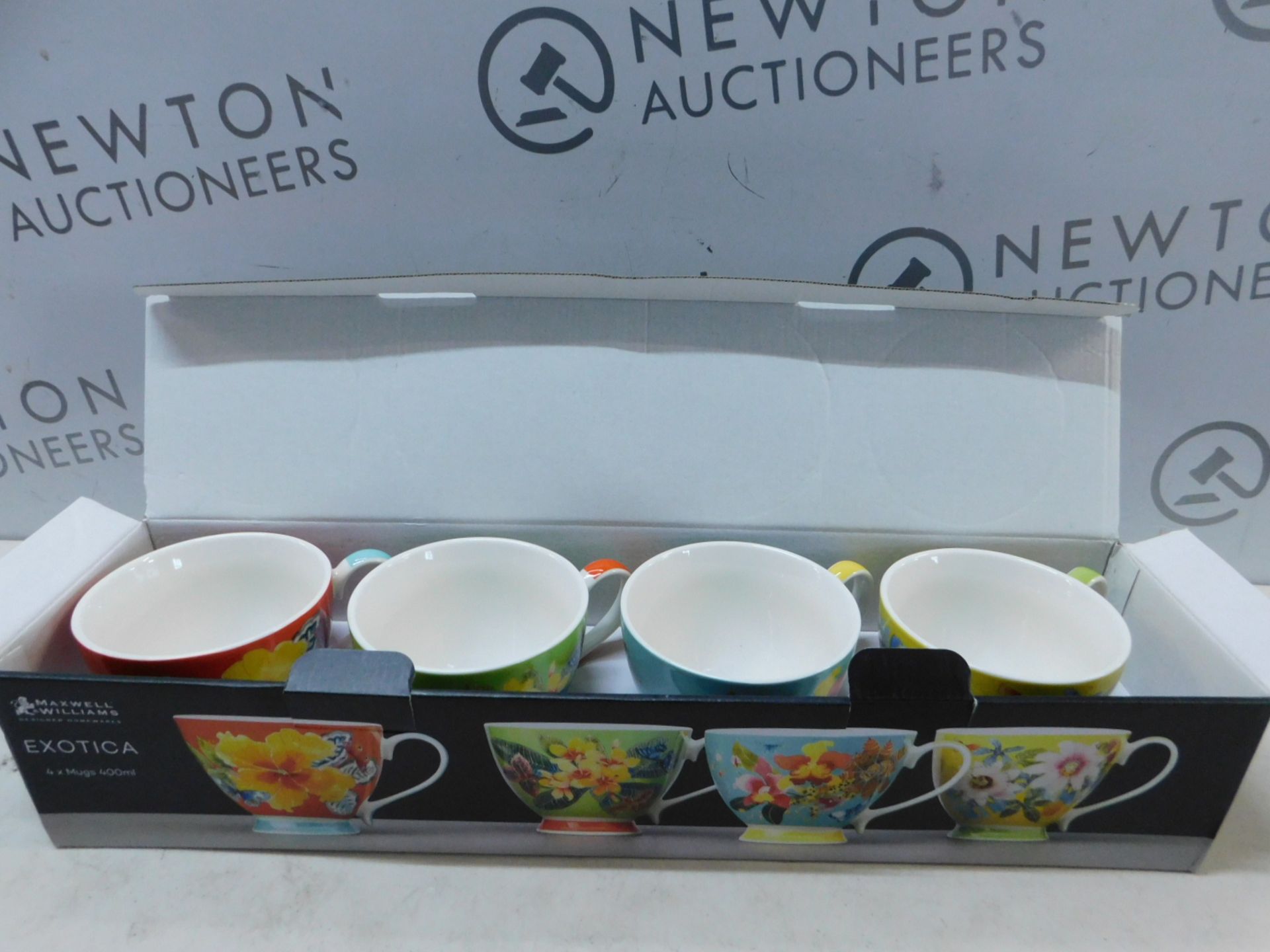 1 BOXED MAXWELL & WILLIAMS EXOTICA 4PC (APPROX) TEA CUP SET RRP Â£39.99