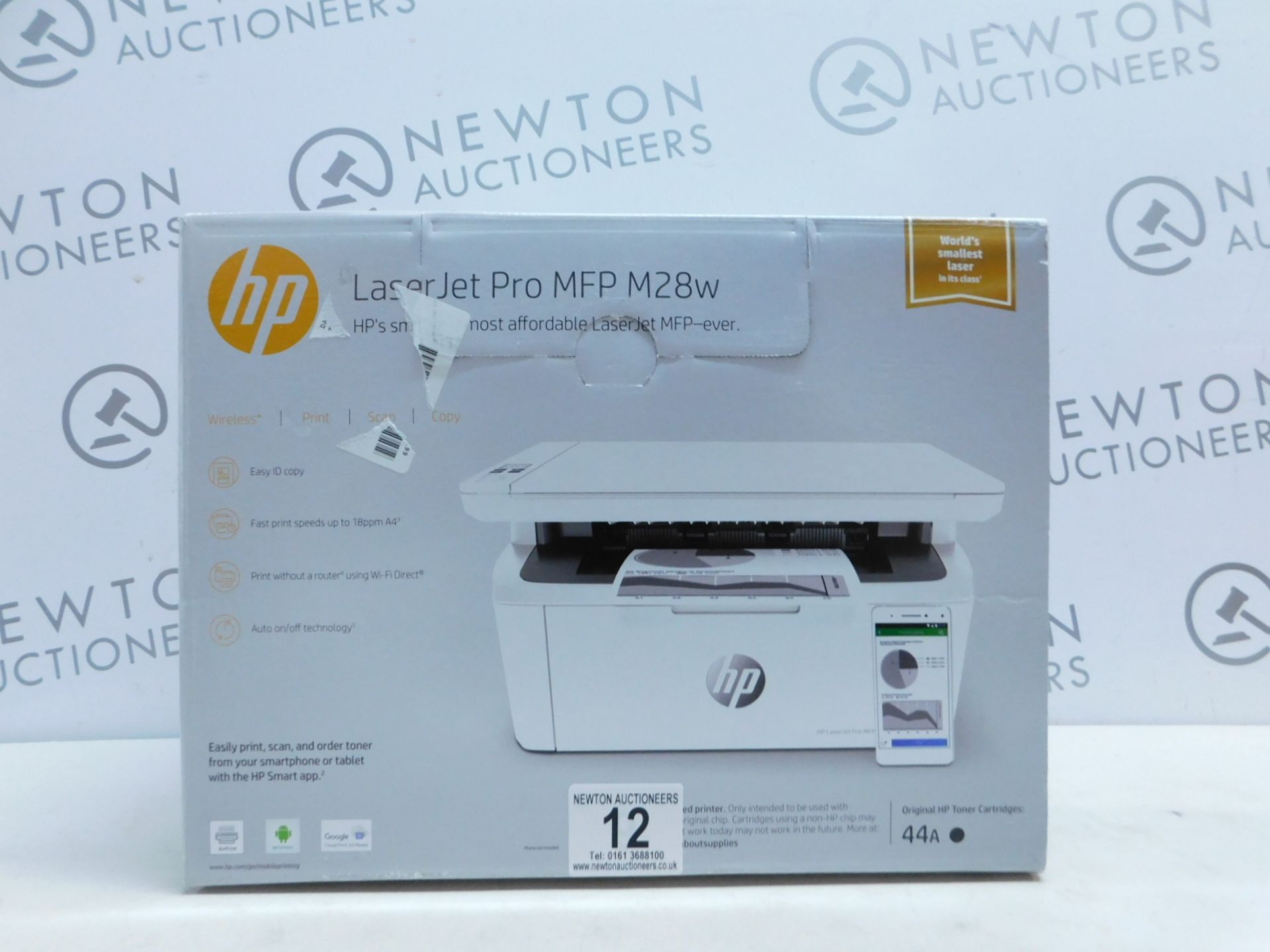 1 BOXED HP LASERJET PRO MFP M28W COMPACT MULTI-FUNCTION PRINTER RRP Â£129.99