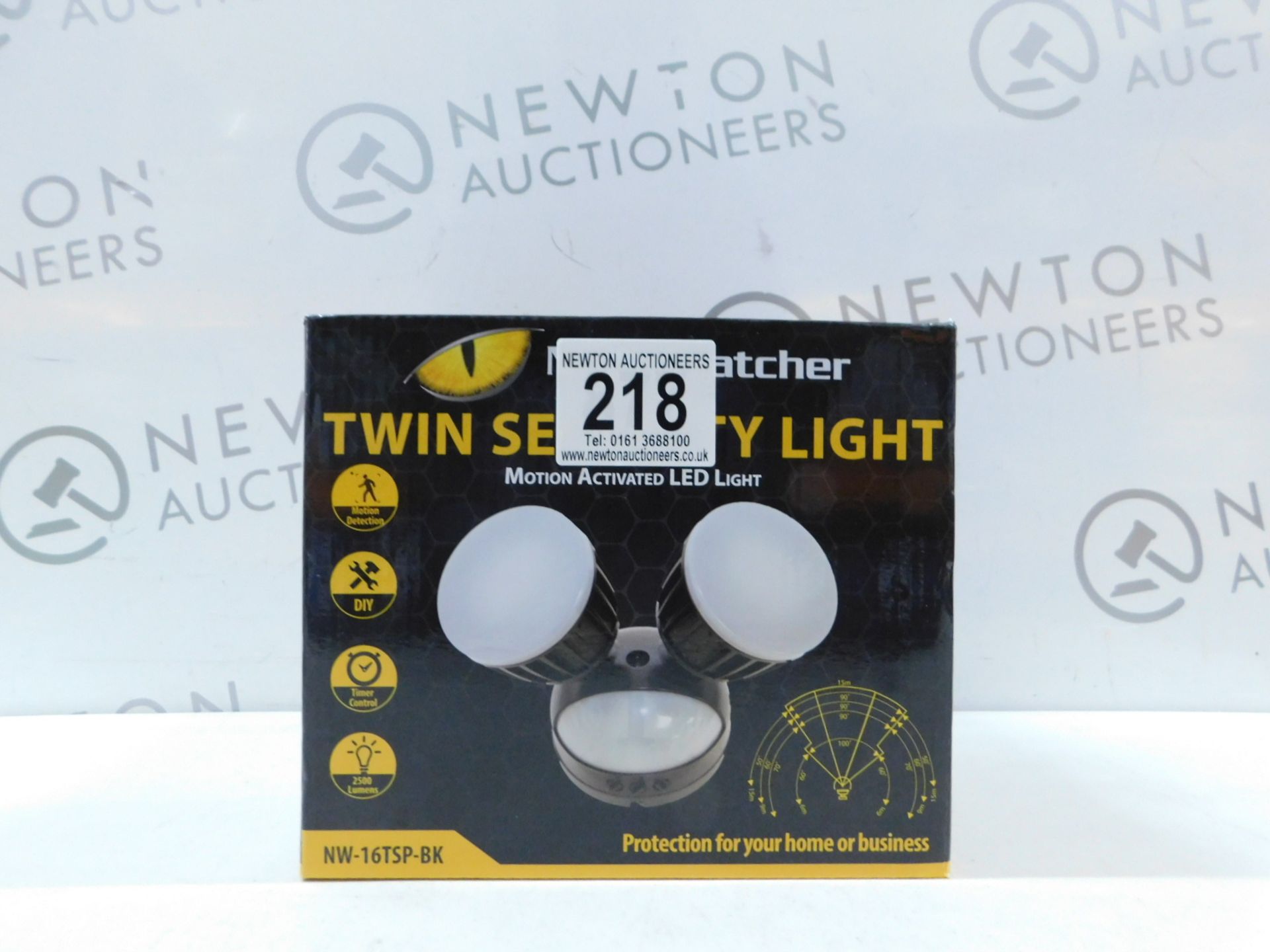 1 BOXED NIGHTWATCHER NE15TSP MOTION ACTIVATED TWIN SECURITY LIGHT RRP Â£89.99