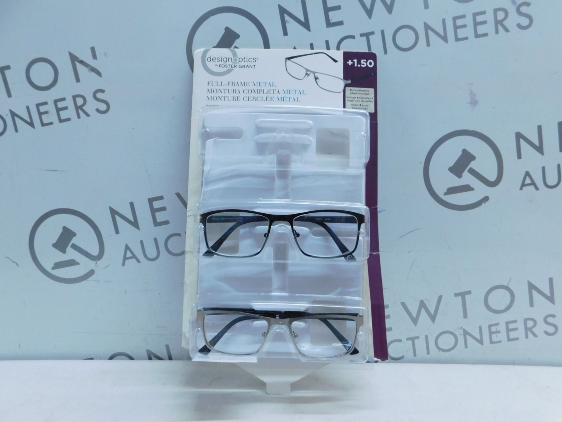 1 PACK OF DESIGN OPTICS READING GLASSES IN +1.75 STRENGTH RRP Â£19.99