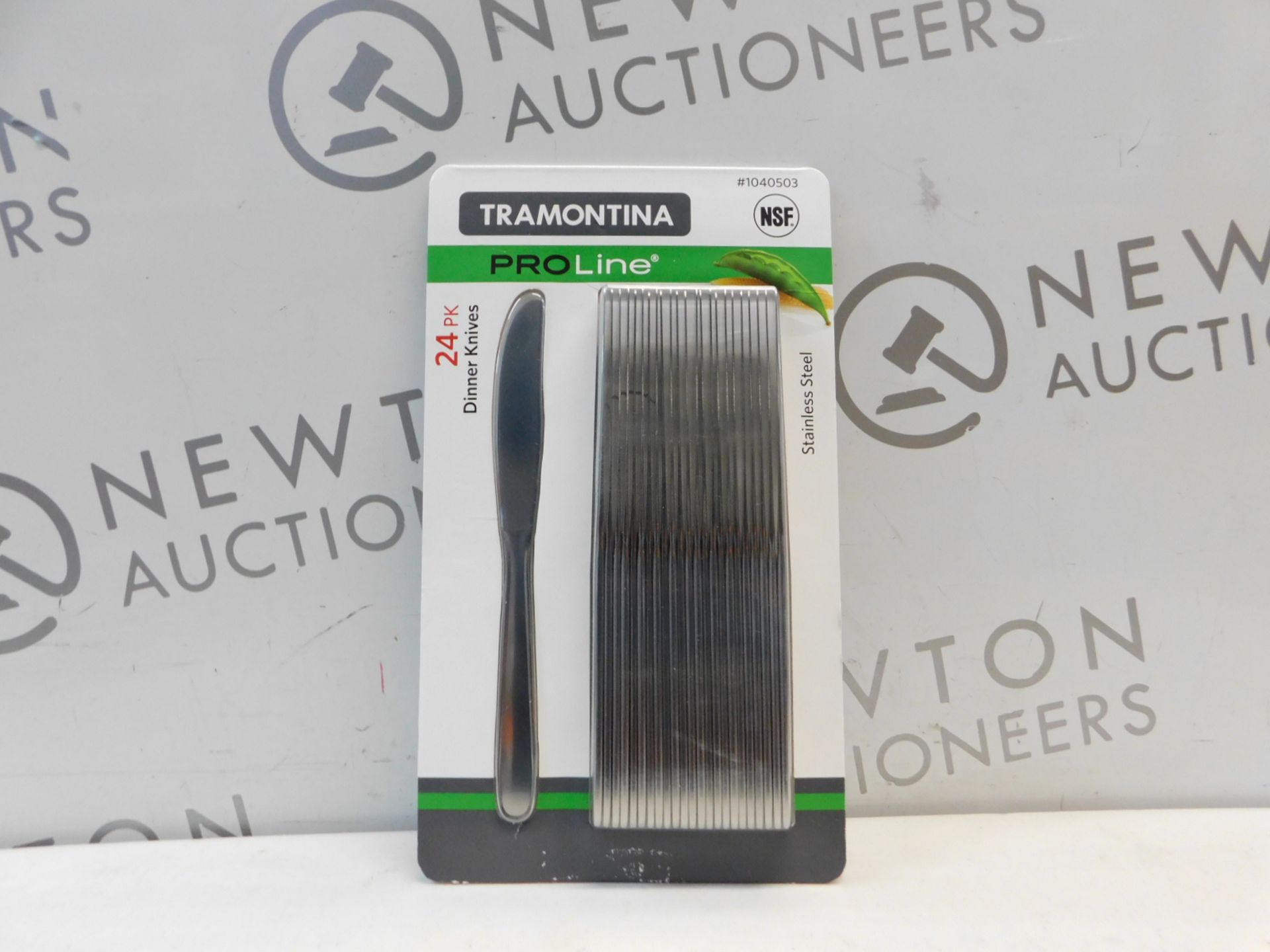 1 BRAND NEW PACK OF TRAMONTINA PROLINE 24PK STAINLESS STEEL DINNER KNIVES RRP Â£22.99