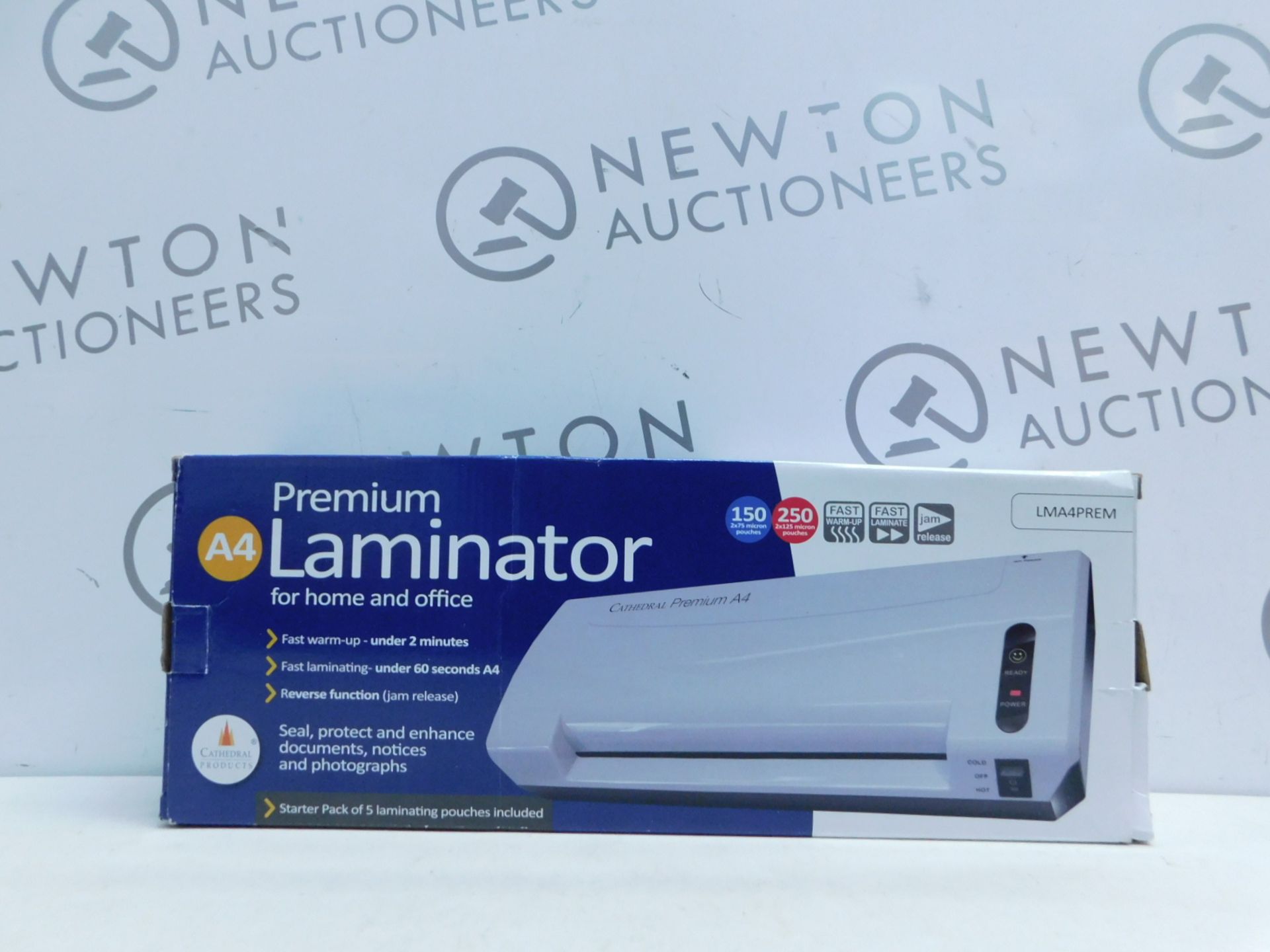 1 BOXED CATHEDRAL PREMIUM PROFESSIONAL A4 LAMINATOR RRP Â£49.99