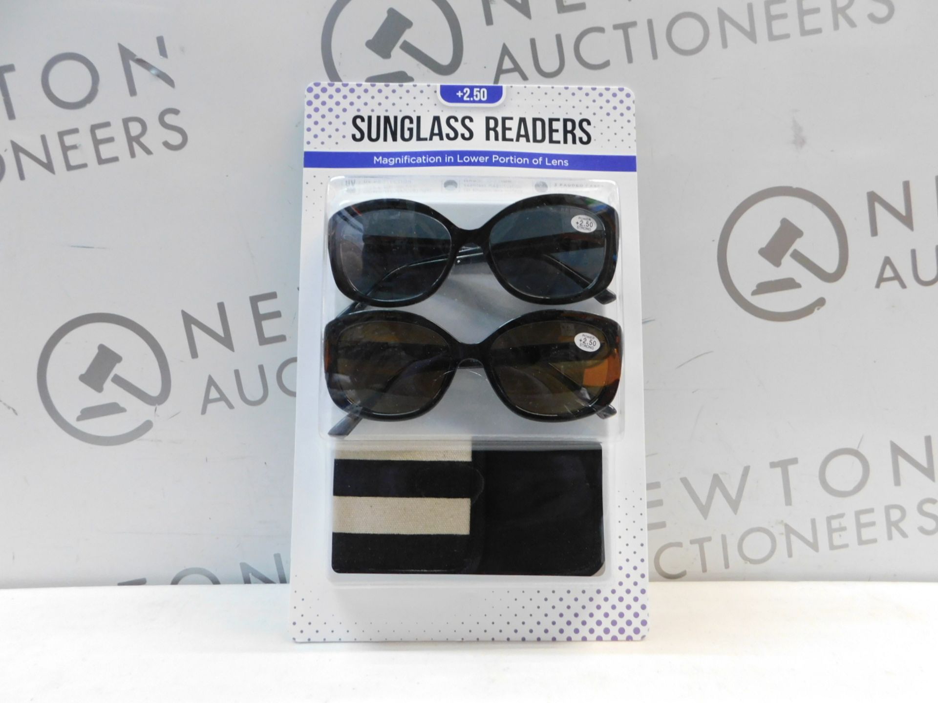 1 BRAND NEW PACK OF SUNGLASS READERS IN +2.50 STRENGTH RRP Â£19.99