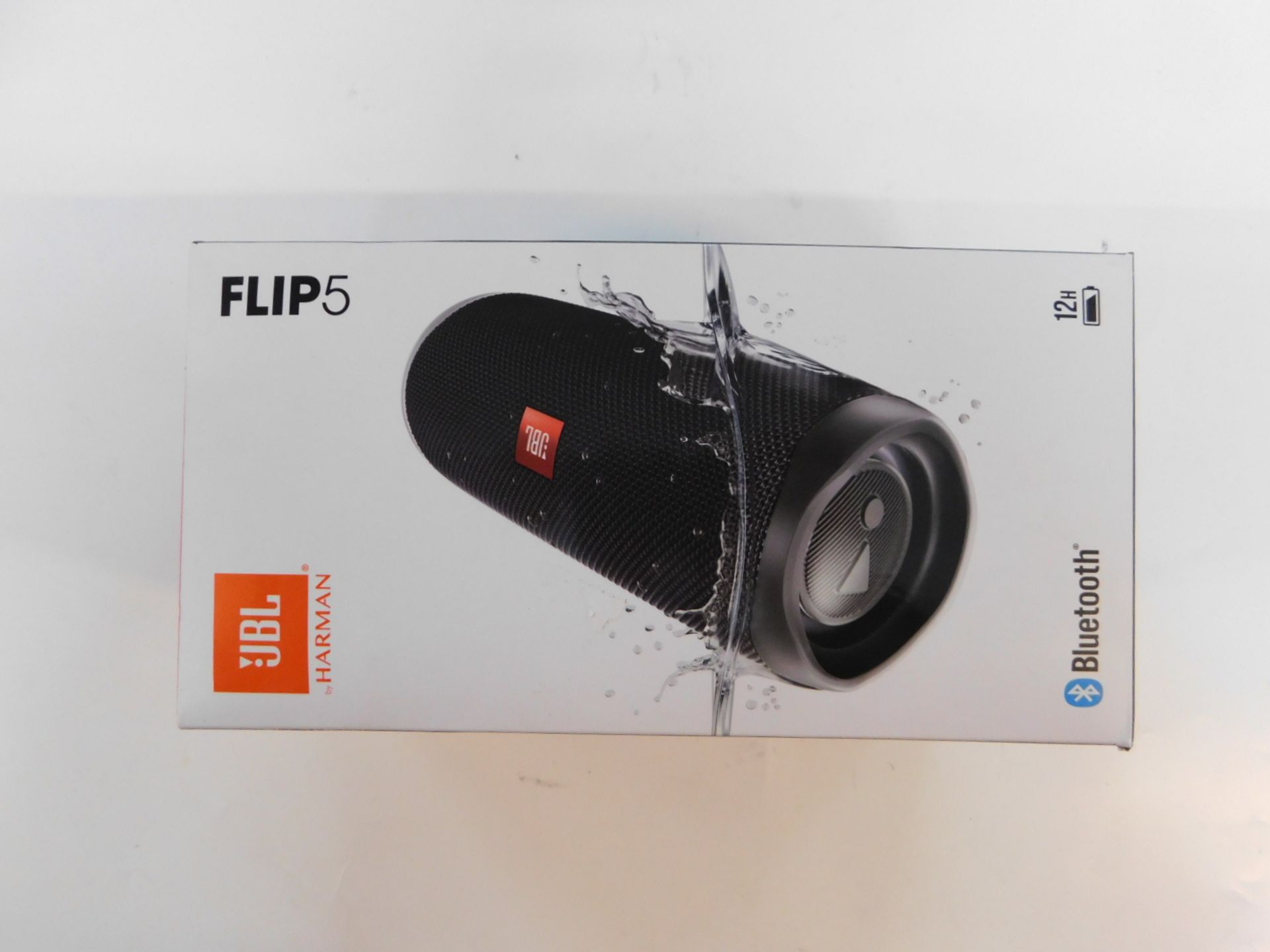 1 BOXED JBL FLIP 5 PARTYBOOST WATERPROOF PORTABLE BLUETOOTH SPEAKER RRP Â£119.99