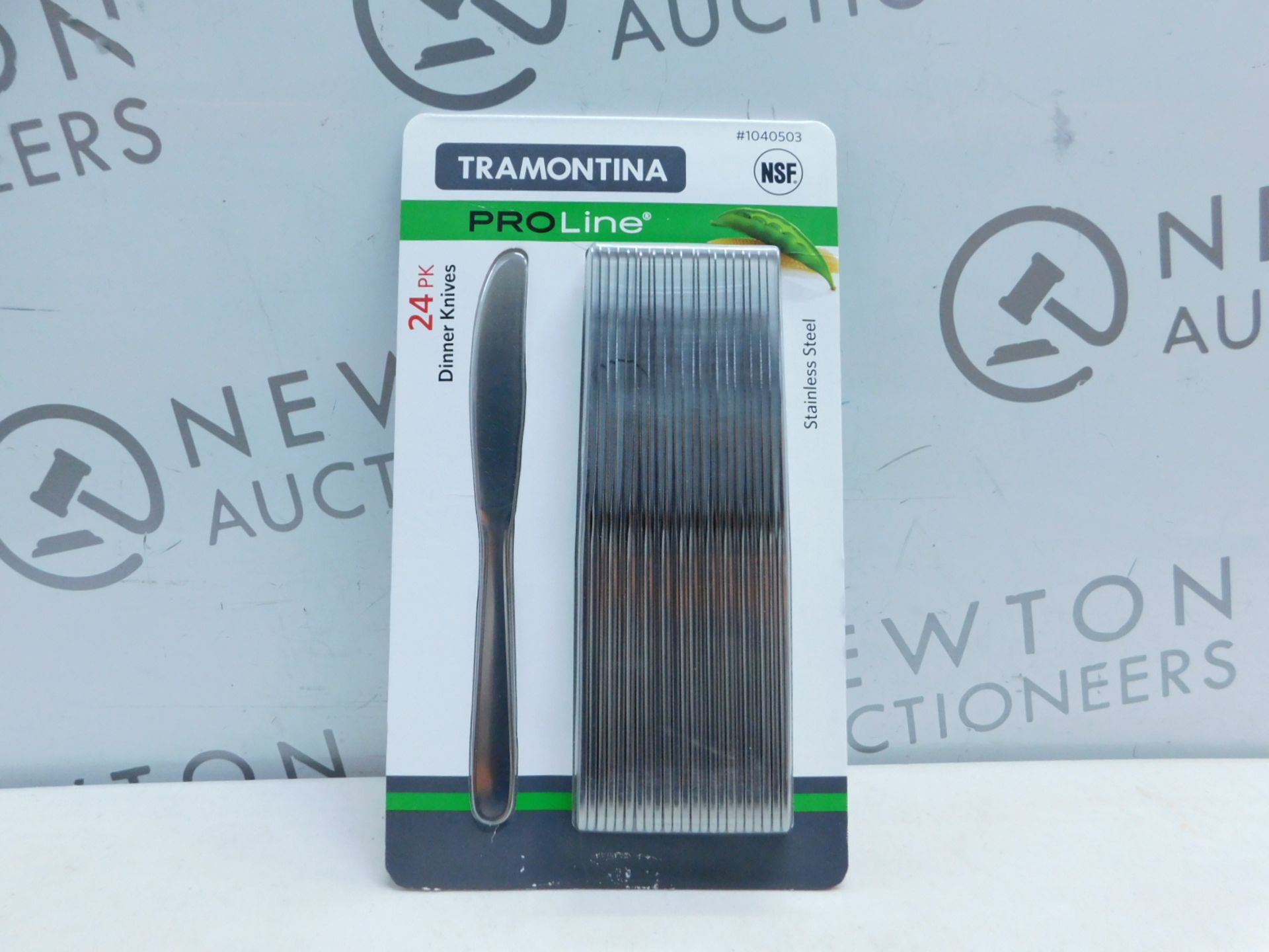 1 BRAND NEW PACK OF TRAMONTINA PROLINE 24PK STAINLESS STEEL DINNER KNIVES RRP Â£22.99