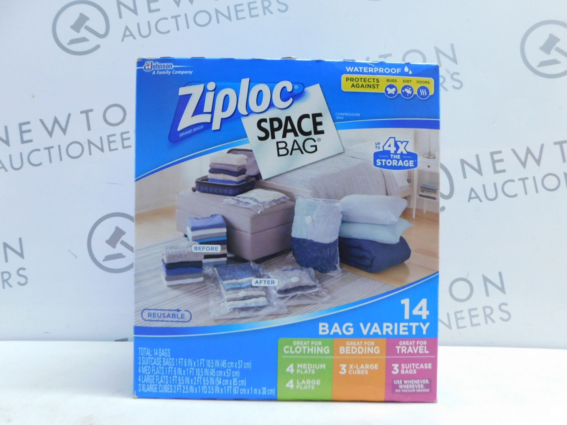 1 BOXED ZIPLOC SPACE BAG VACCUM SEAL BAGS RRP Â£29.99