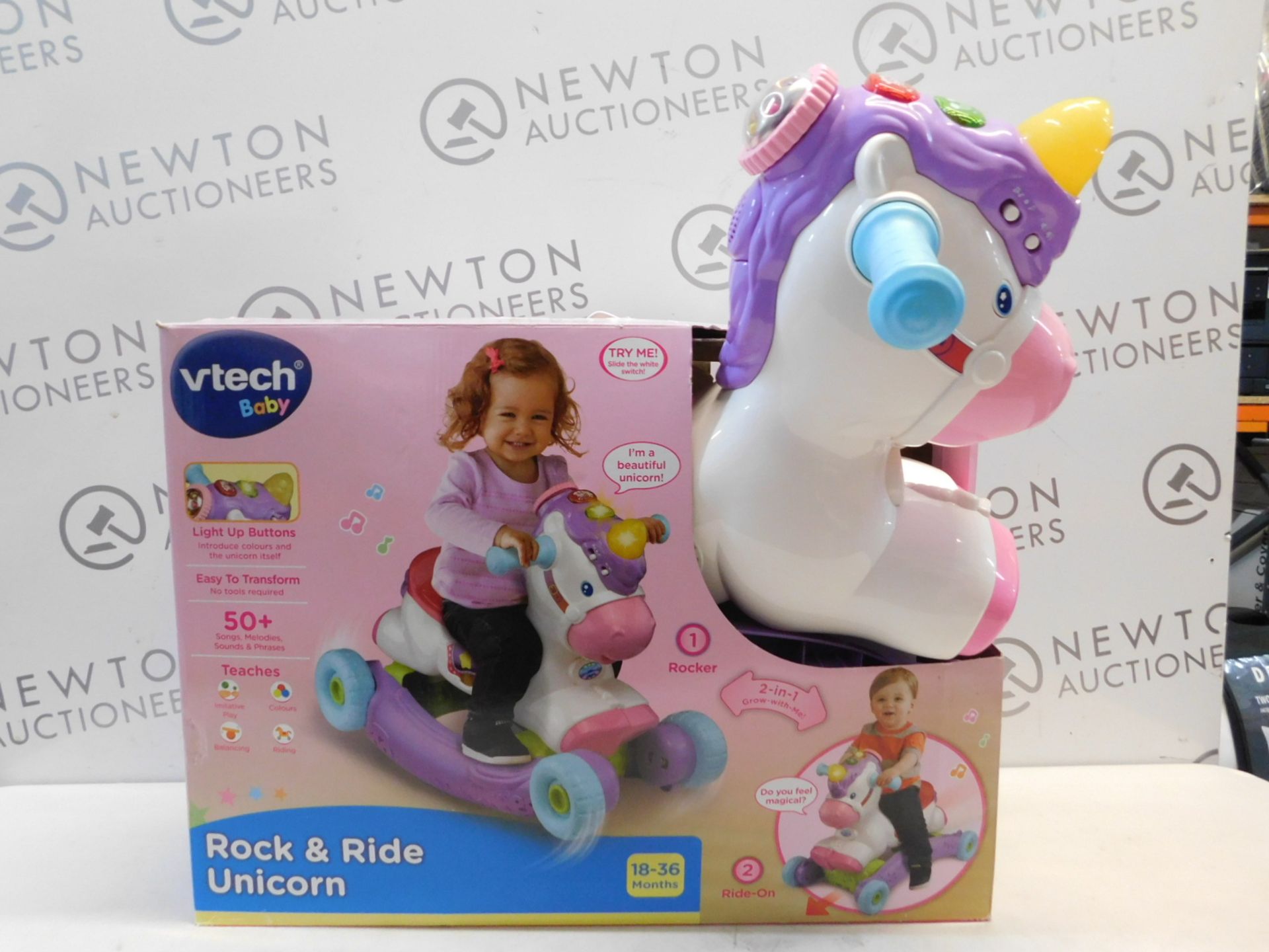 1 BOXED V-TECH ROCK AND RIDE UNICORN RRP Â£49.99