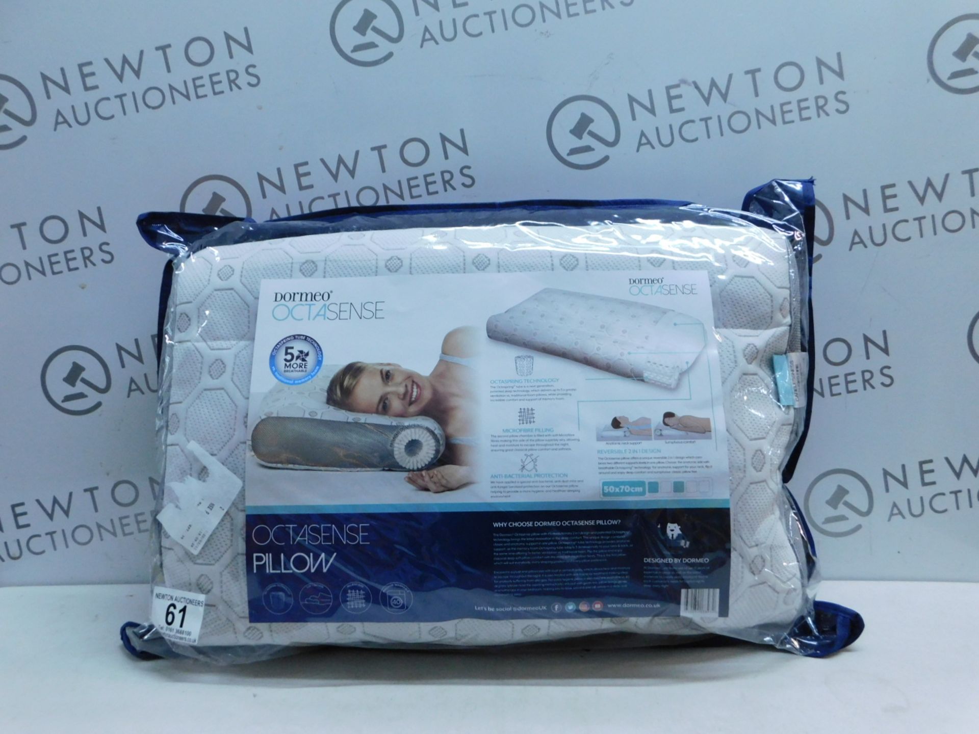 1 BAGGED DORMEO OCTASENSE PILLOW RRP Â£49.99