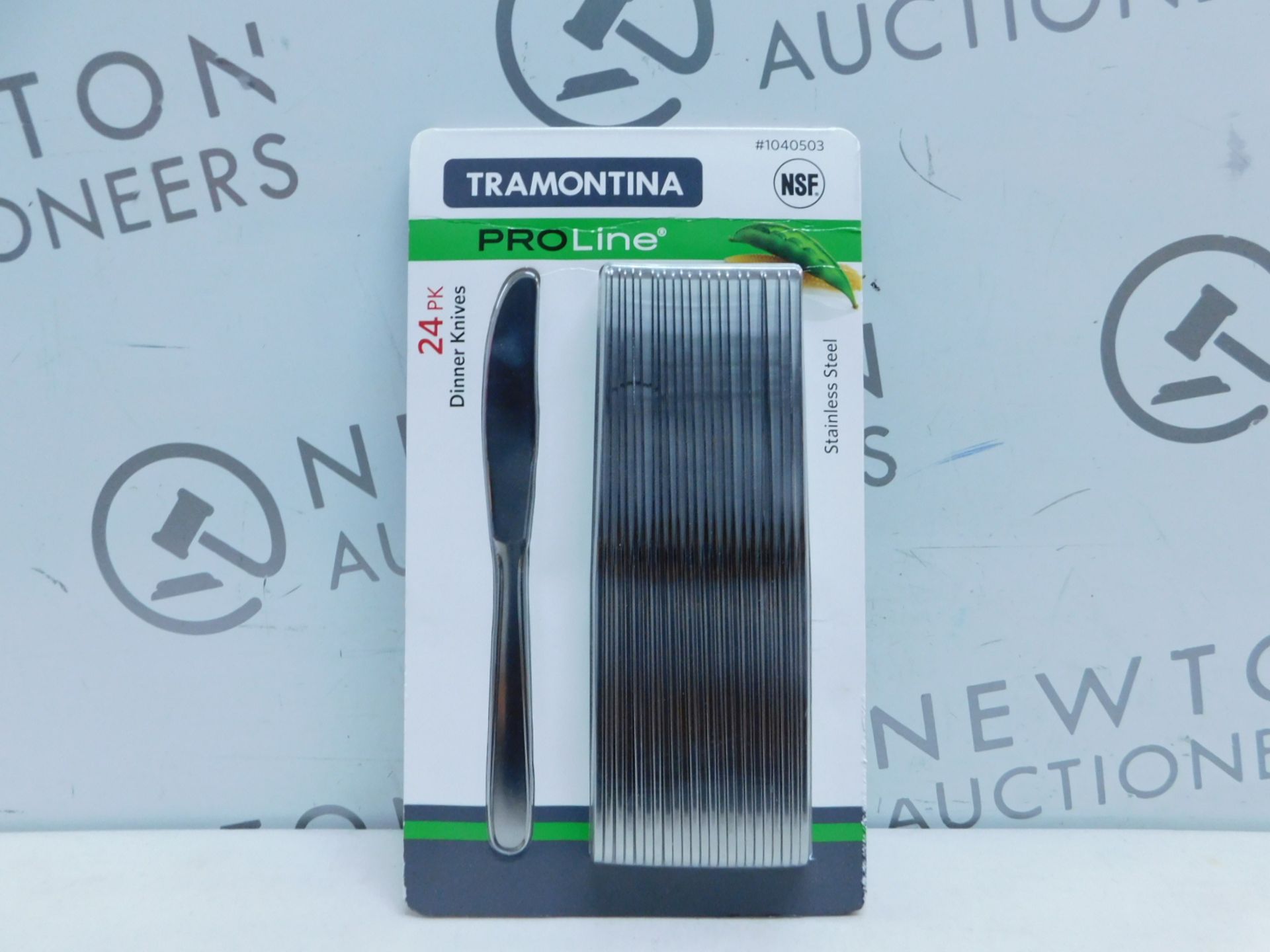 1 BRAND NEW PACK OF TRAMONTINA PROLINE 24PK STAINLESS STEEL DINNER KNIVES RRP Â£22.99