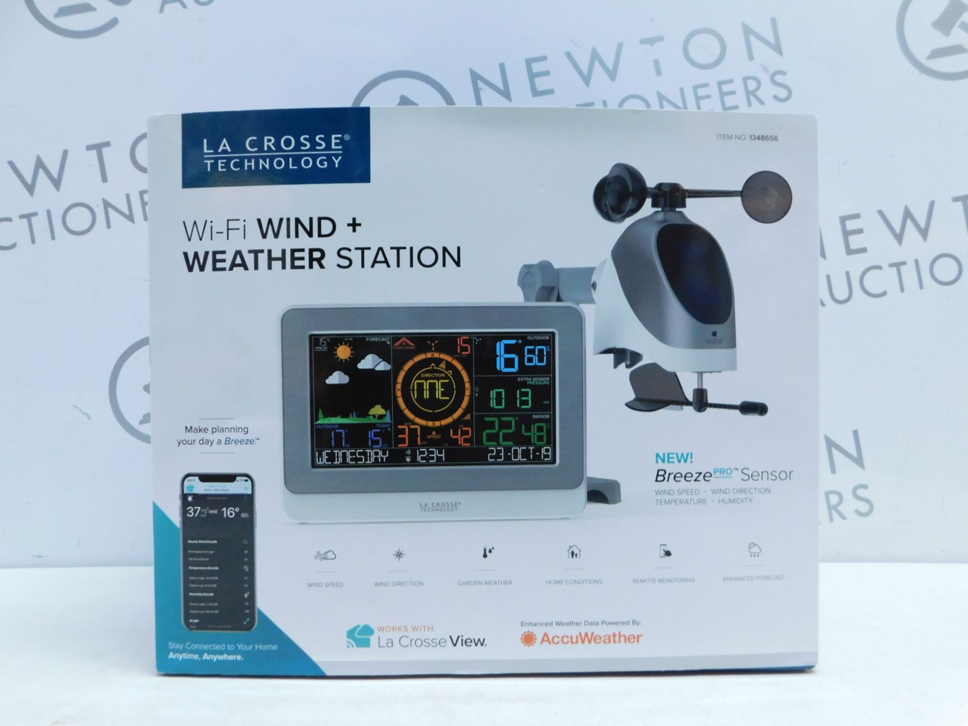 1 BOXED LA CROSSE LTV-WSDTH01 BREEZE PRO SENSOR RRP Â£64.99