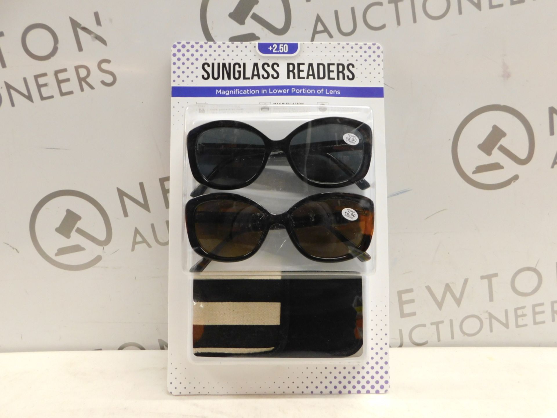 1 BRAND NEW PACK OF SUNGLASS READERS IN +2.50 STRENGTH RRP Â£19.99