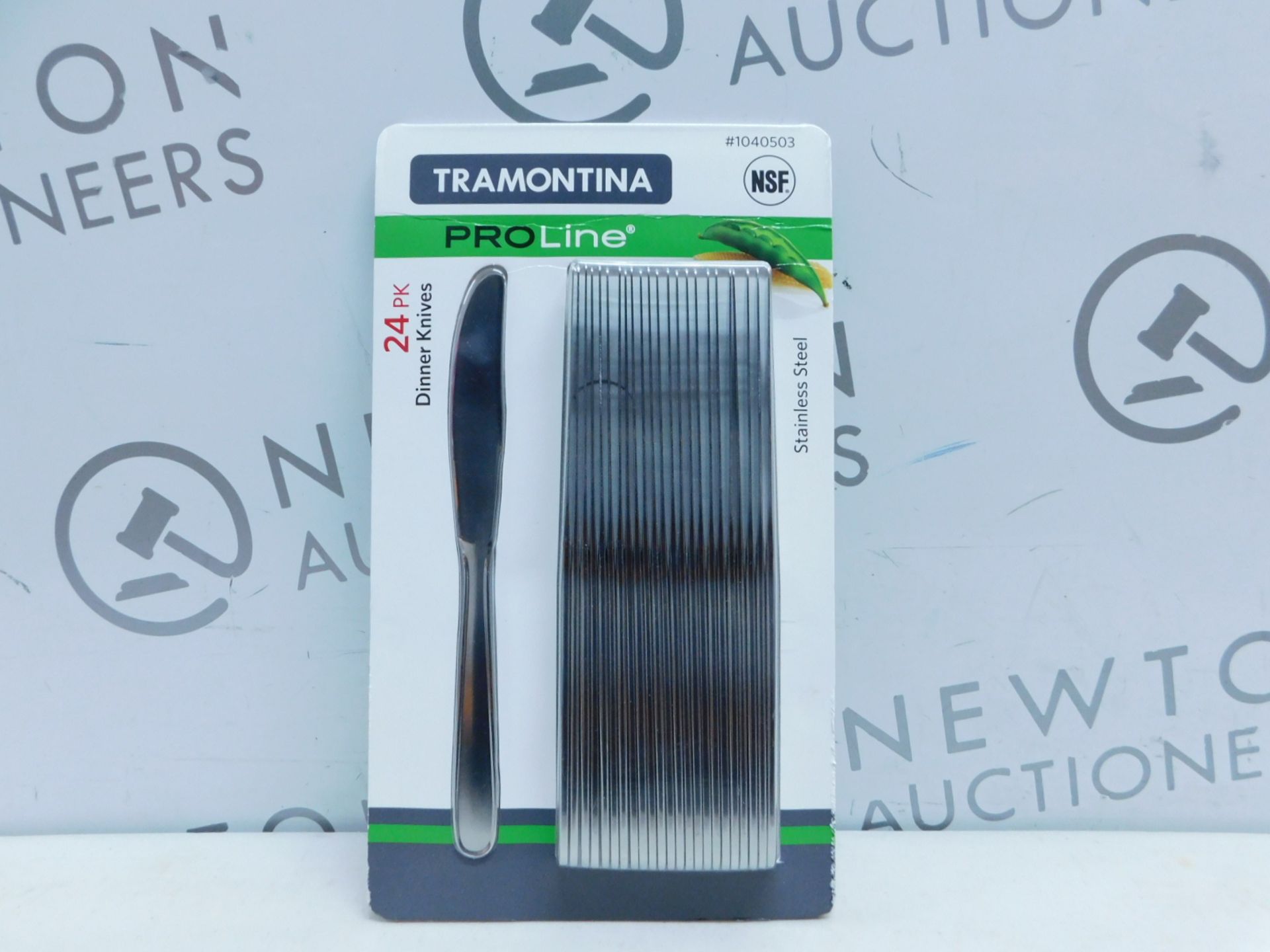 1 BRAND NEW PACK OF TRAMONTINA PROLINE 24PK STAINLESS STEEL DINNER KNIVES RRP Â£22.99