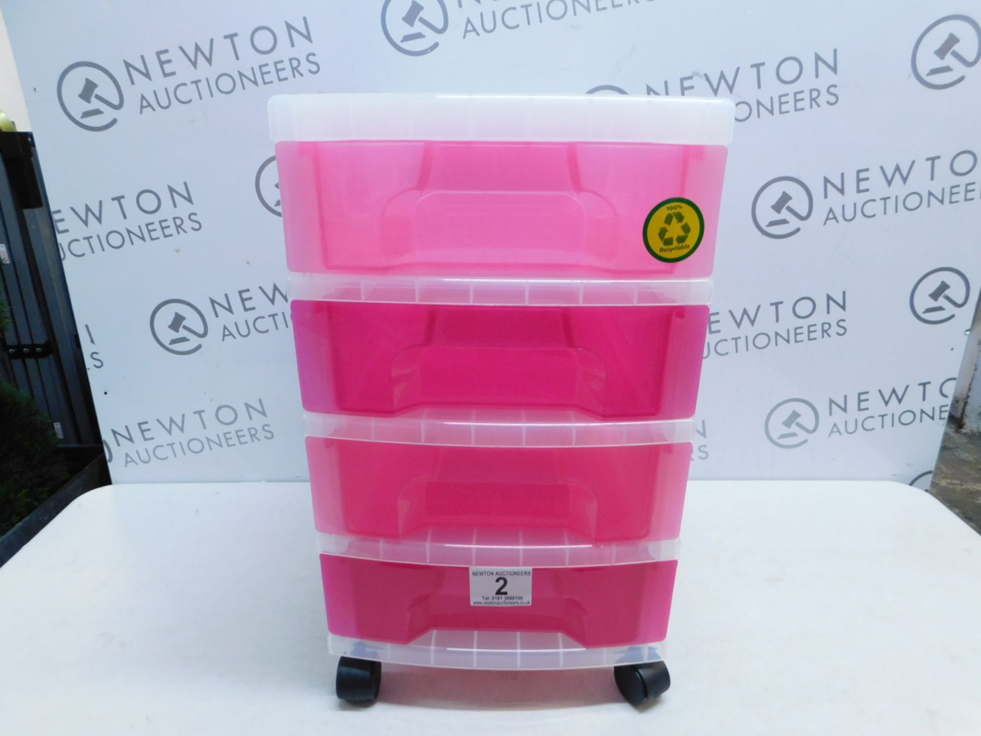 1 REALLY USEFUL ROLLING 4-TIER STORAGE DRAWERS RRP Â£49.99