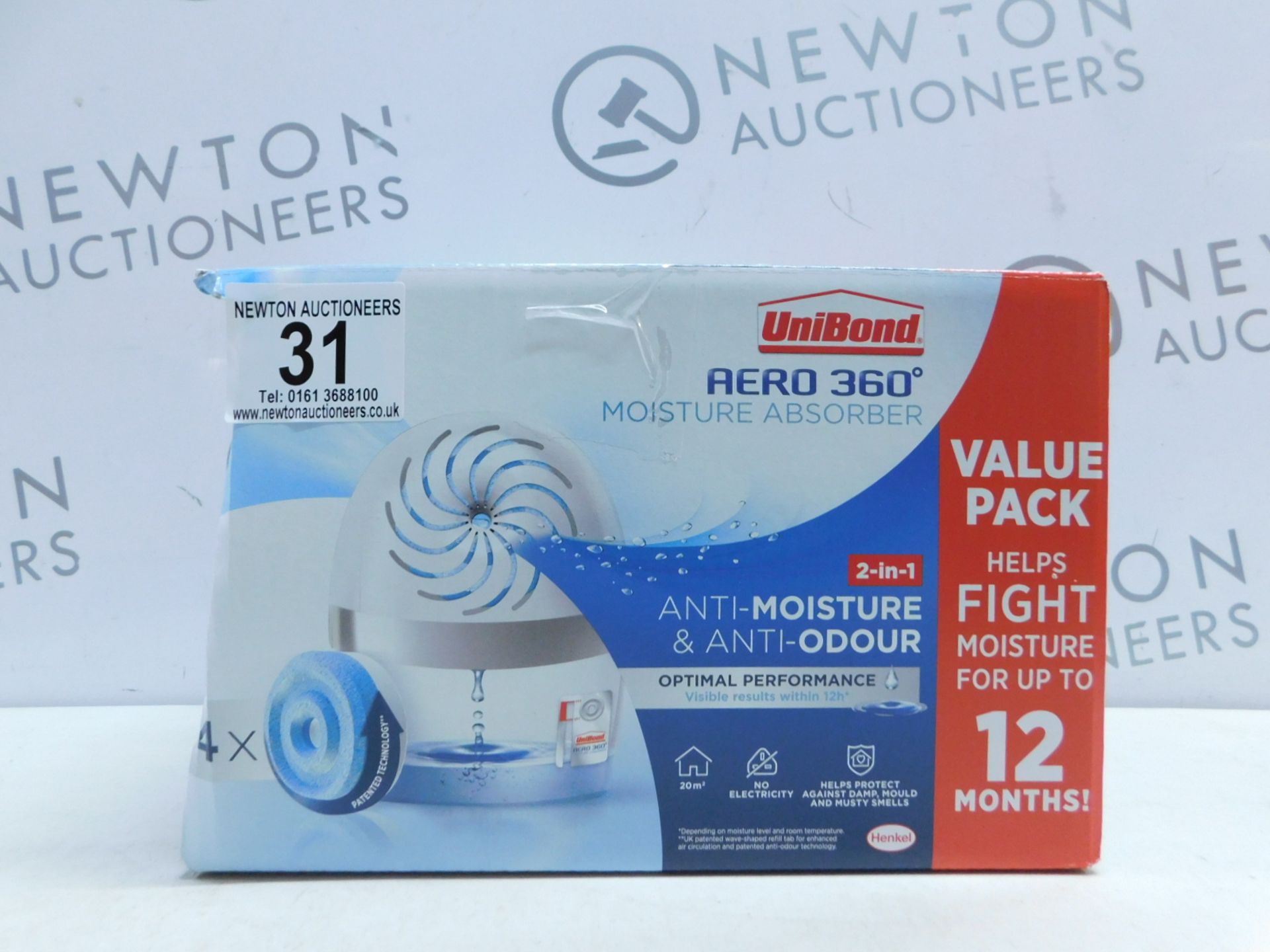 1 BOXED UNIBOND AERO 360 PURE MOISTURE ABSORBER RRP Â£22.99