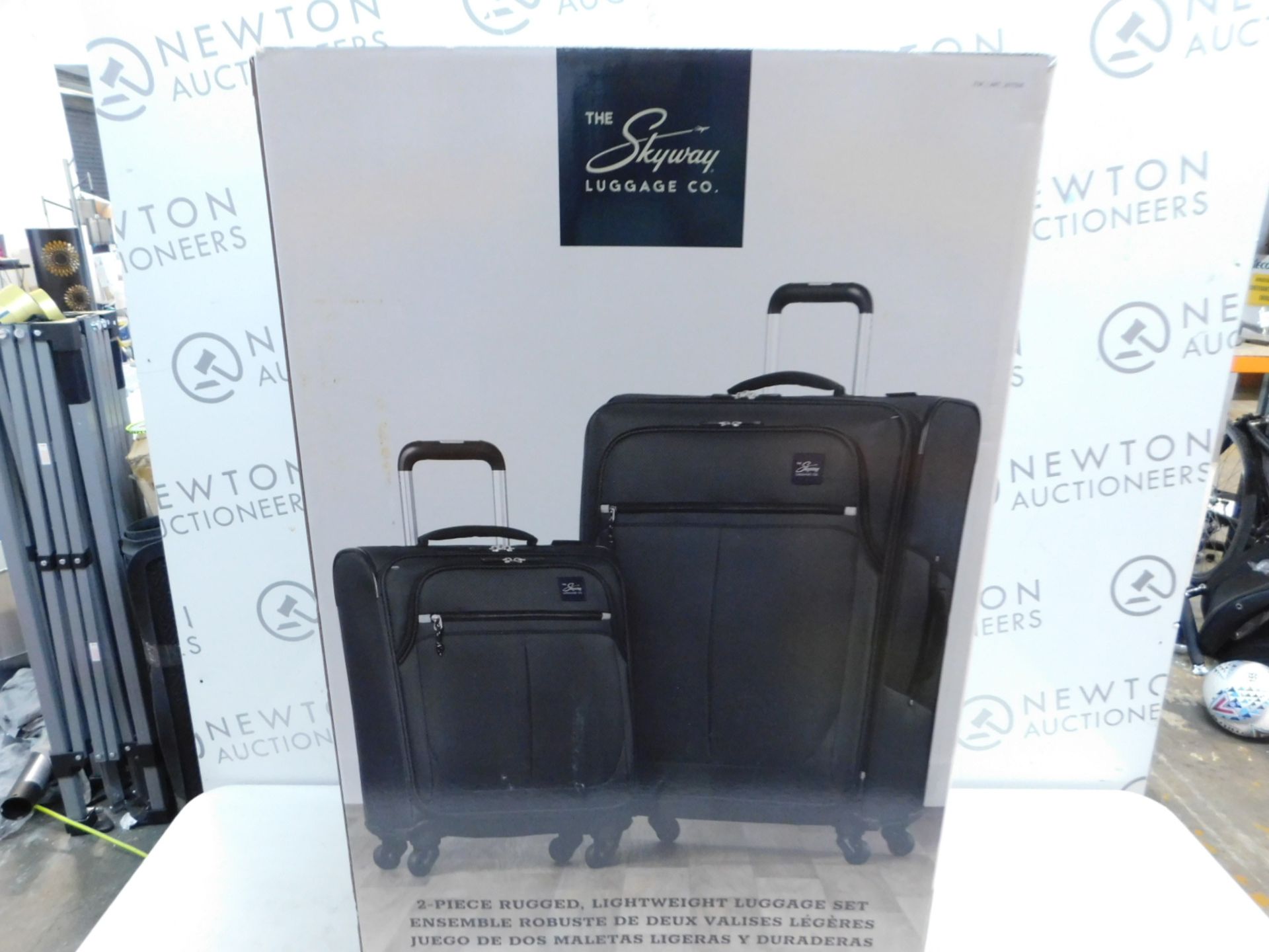 1 BOXED SKYWAY CO RICARDO OLYMPIC 2-PIECE SOFTSIDE SUITCASE SET RRP Â£199