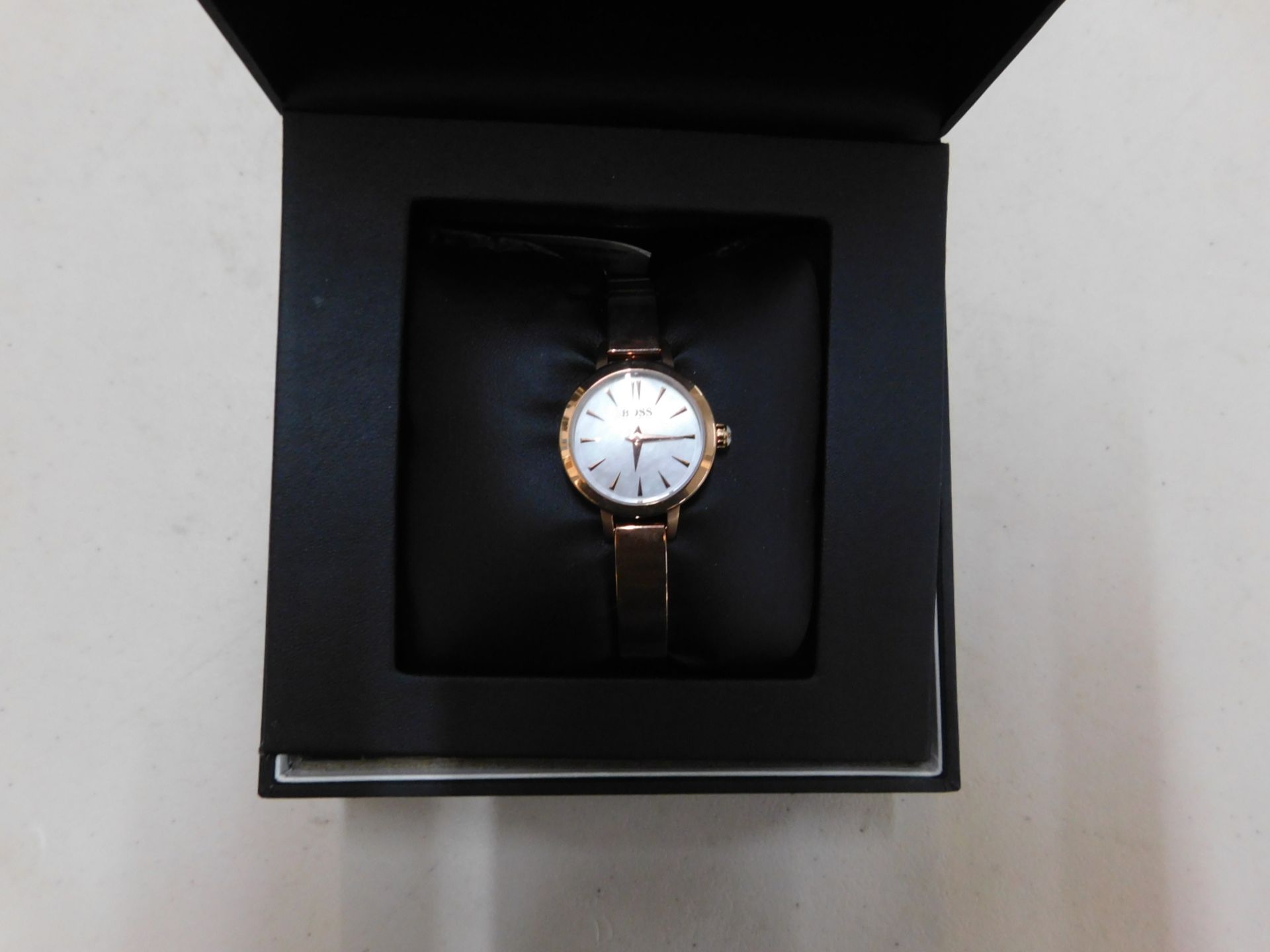 1 HUGO BOSS ROSE GOLD LADIES WATCH RRP Â£99.99