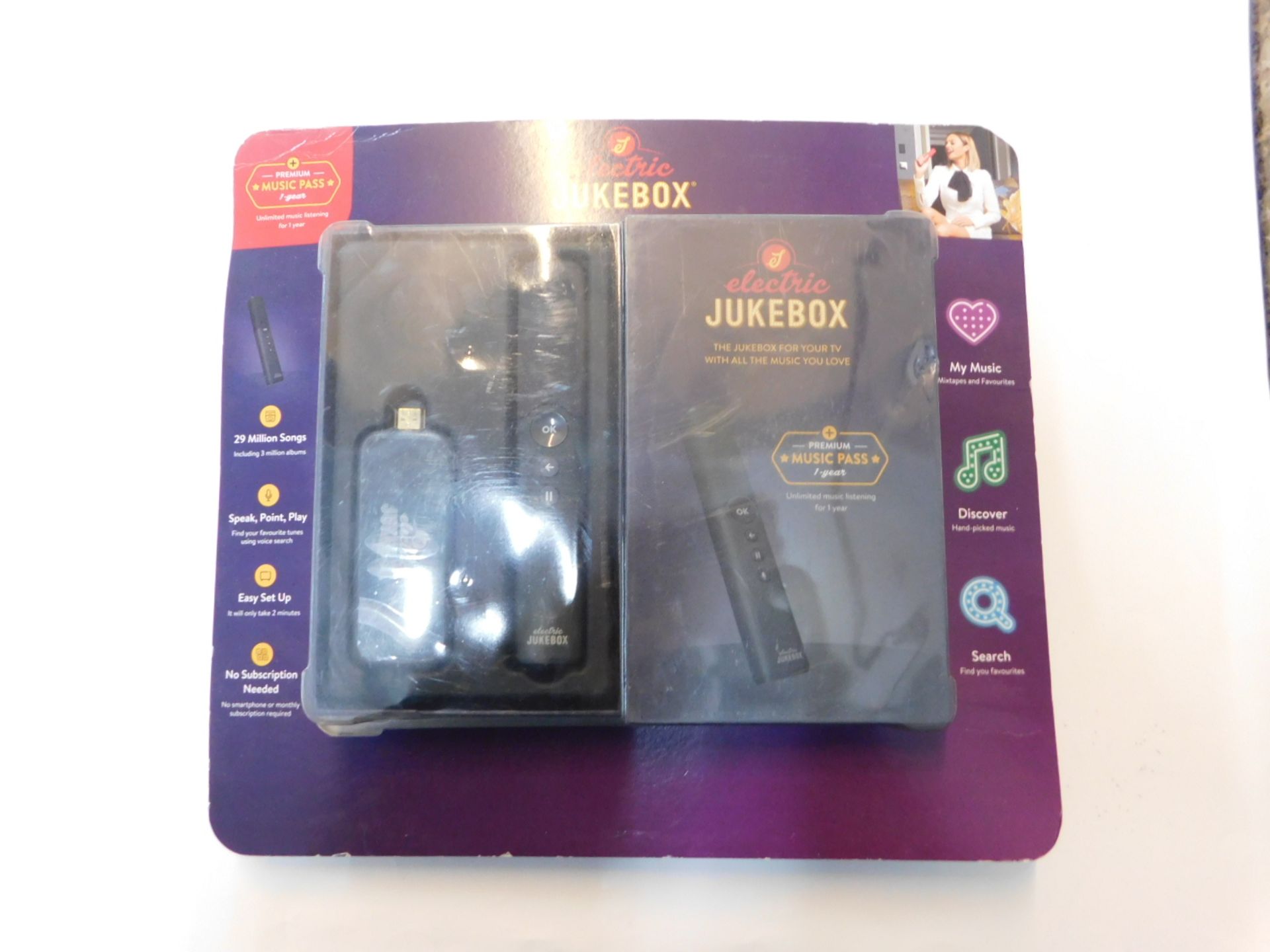 1 PACK OF ELECTRIC JUKEBOX STICK WITH REMOTE CONTROL RRP Â£199