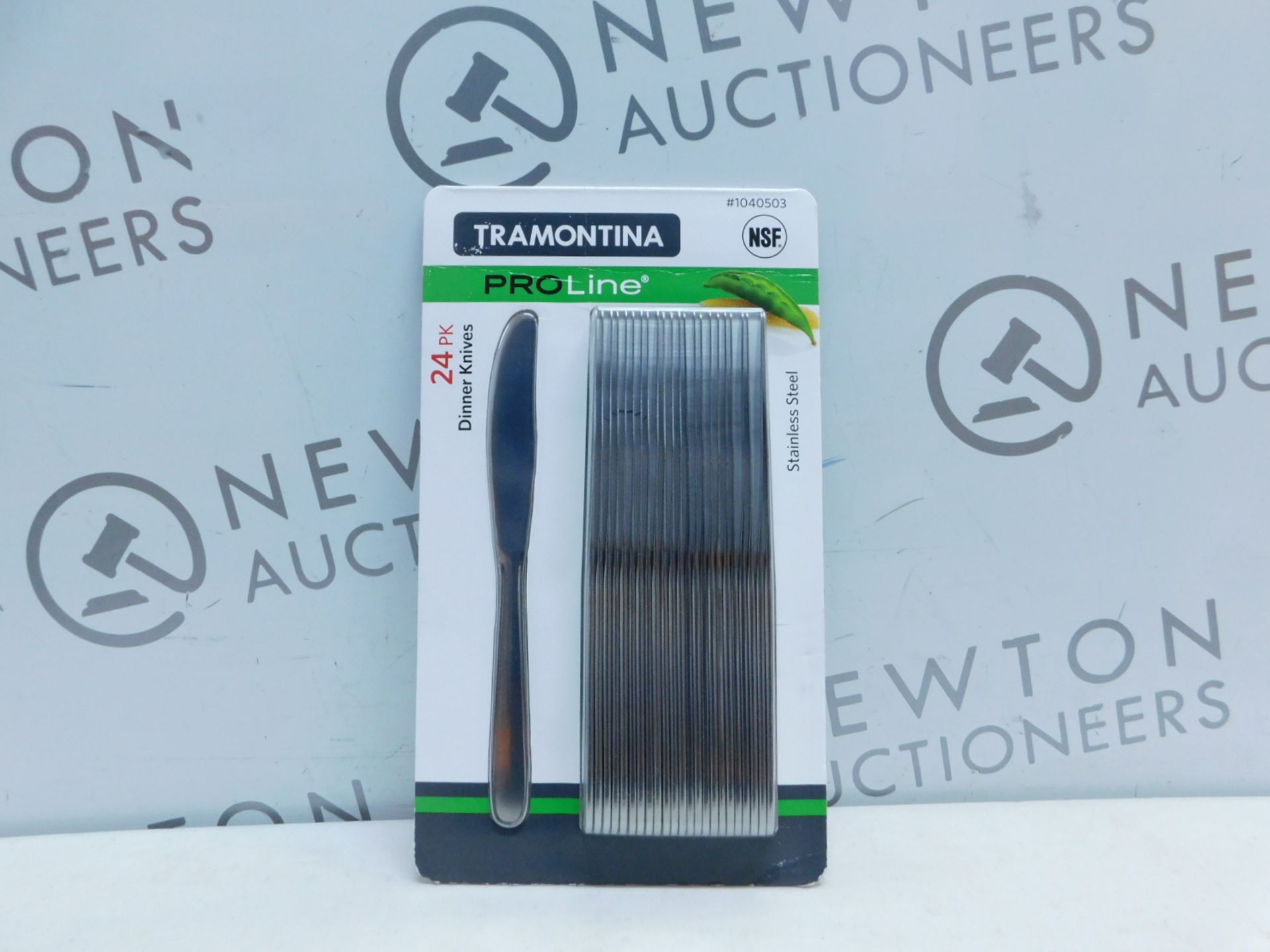 1 BRAND NEW PACK OF TRAMONTINA PROLINE 24PK STAINLESS STEEL DINNER KNIVES RRP Â£22.99