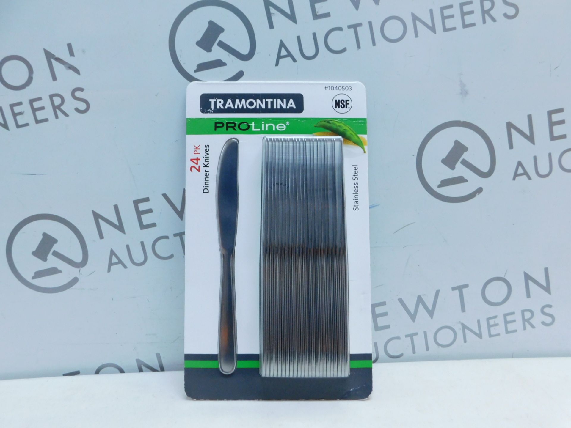 1 BRAND NEW PACK OF TRAMONTINA PROLINE 24PK STAINLESS STEEL DINNER KNIVES RRP Â£22.99