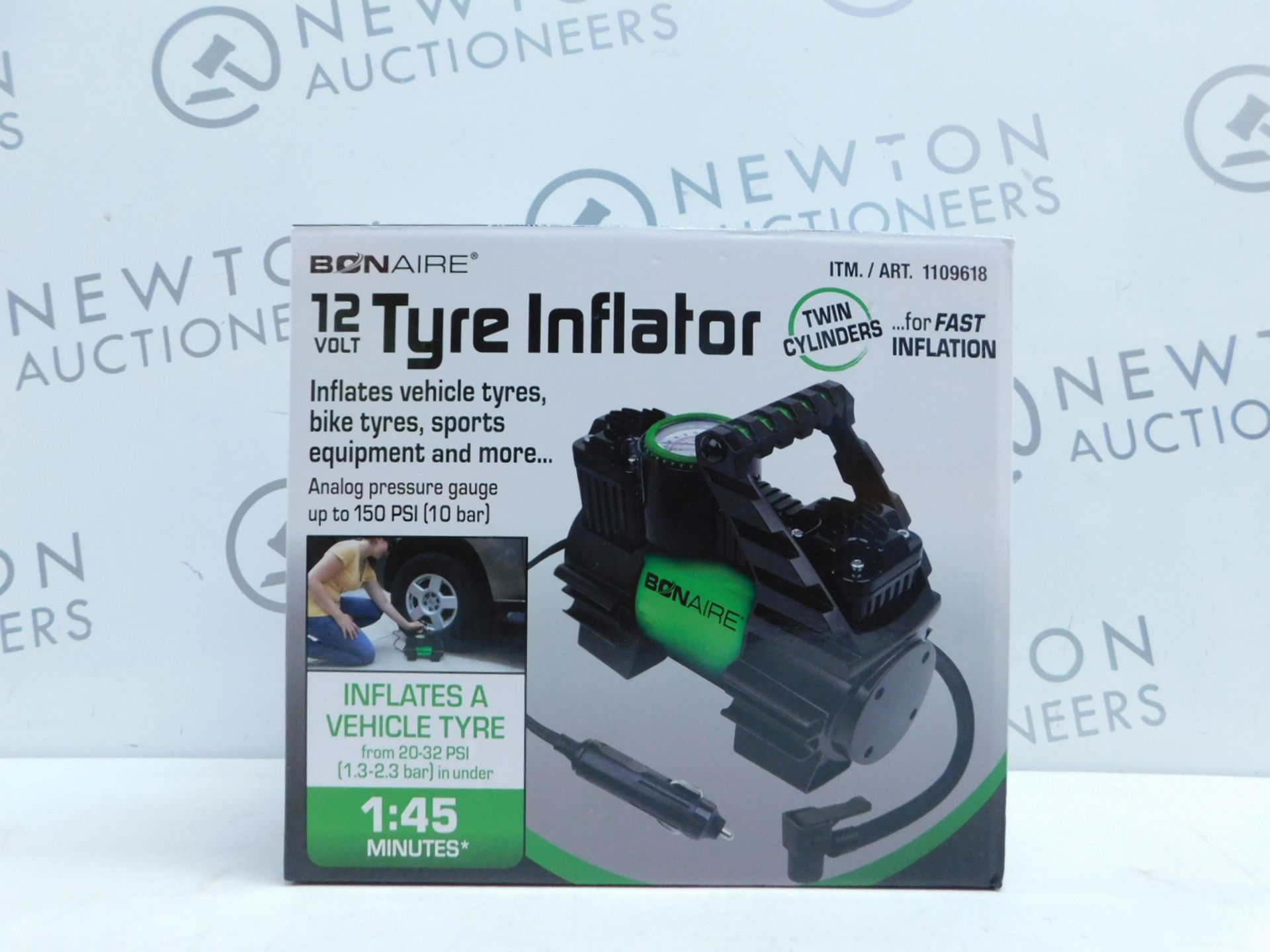 1 BOXED BONAIRE TC12CUK 12 VOLT INFLATOR RRP Â£39.99