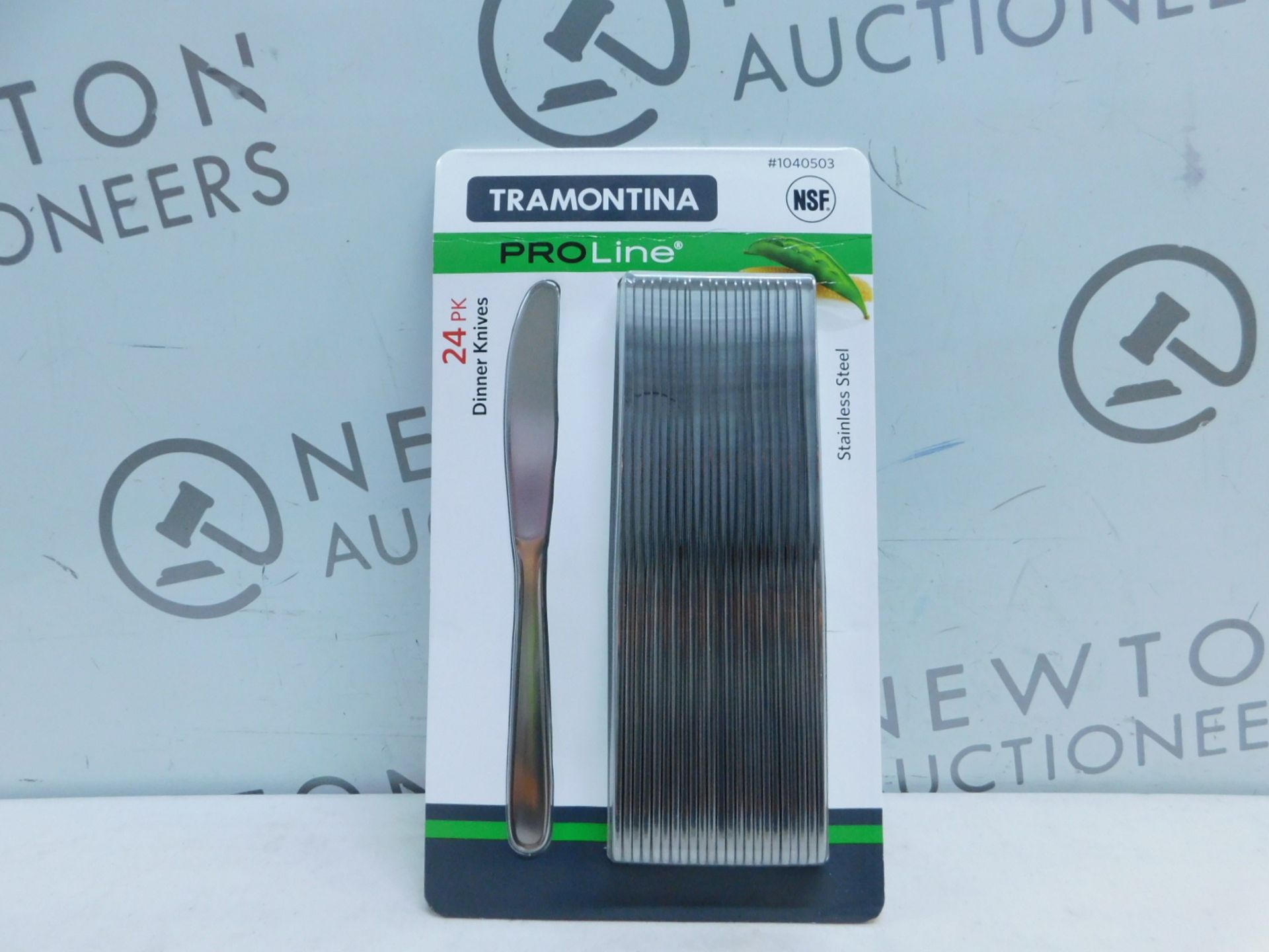 1 BRAND NEW PACK OF TRAMONTINA PROLINE 24PK STAINLESS STEEL DINNER KNIVES RRP Â£22.99