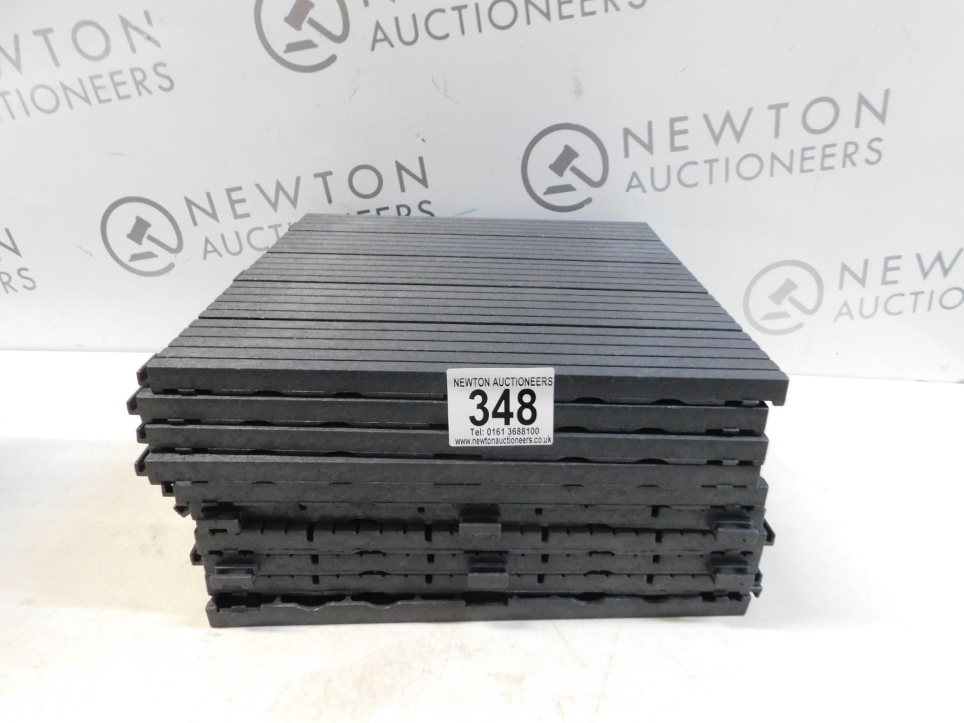 1 SET OF 10 MULTY HOME SLATE GREY DECK & BALCONY TILE (30CM X 30CM) RRP Â£29.99