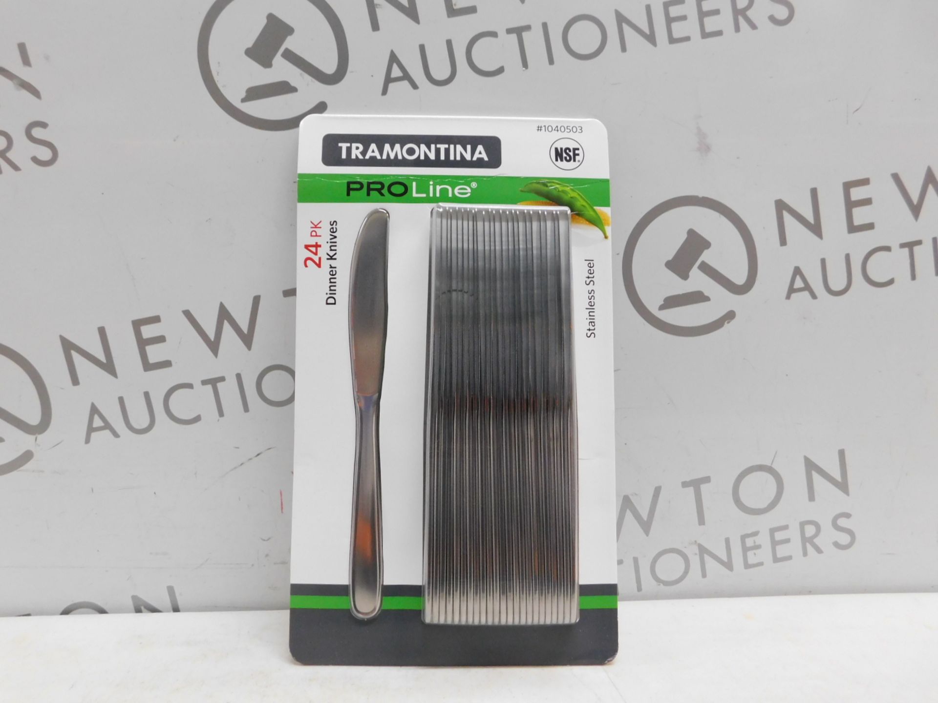 1 BRAND NEW PACK OF TRAMONTINA PROLINE 24PK STAINLESS STEEL DINNER KNIVES RRP Â£22.99