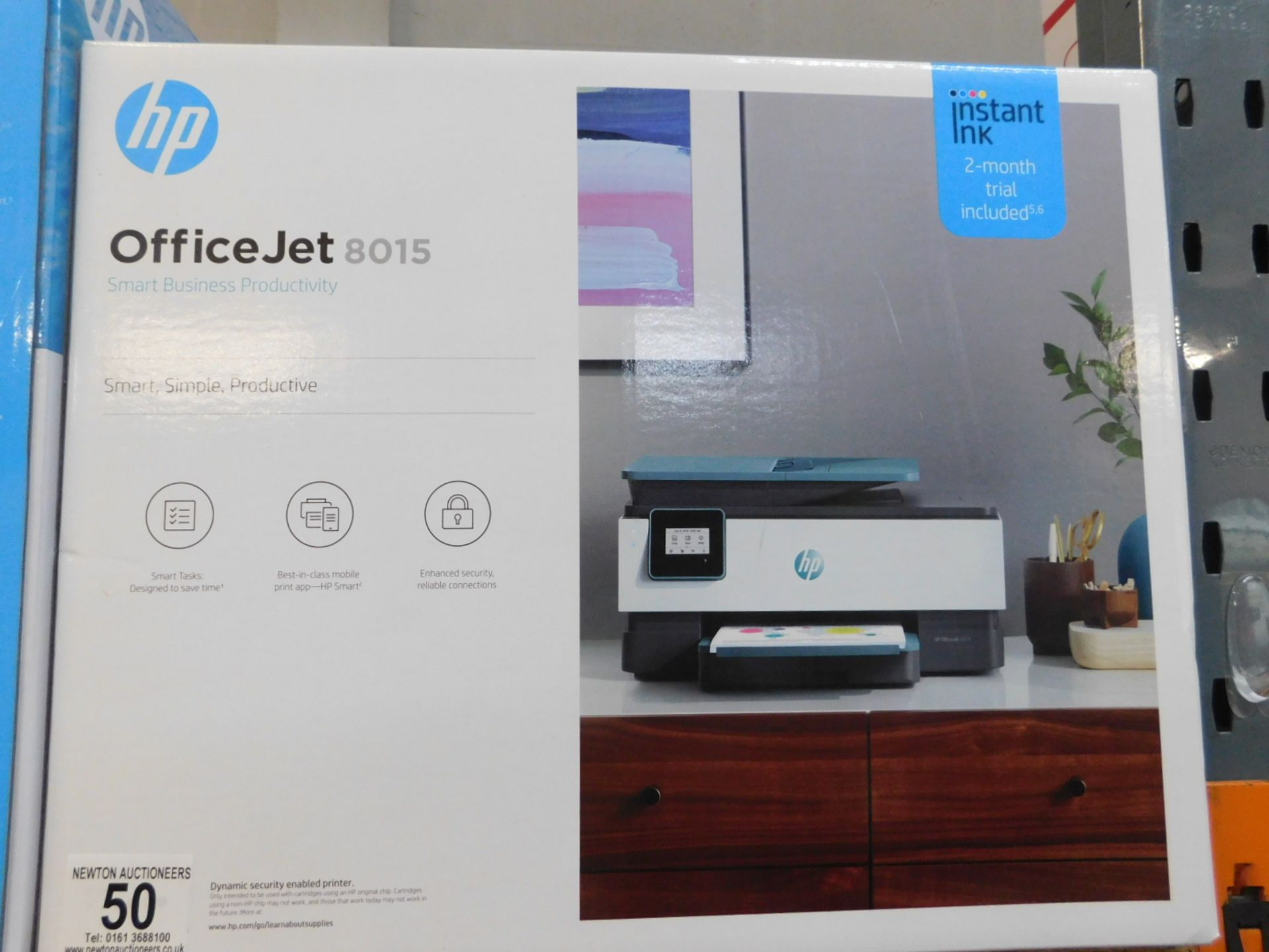 1 BOXED HP OFFICEJET 8015 ALL-IN-ONE WIRELESS PRINTER RRP Â£114.99