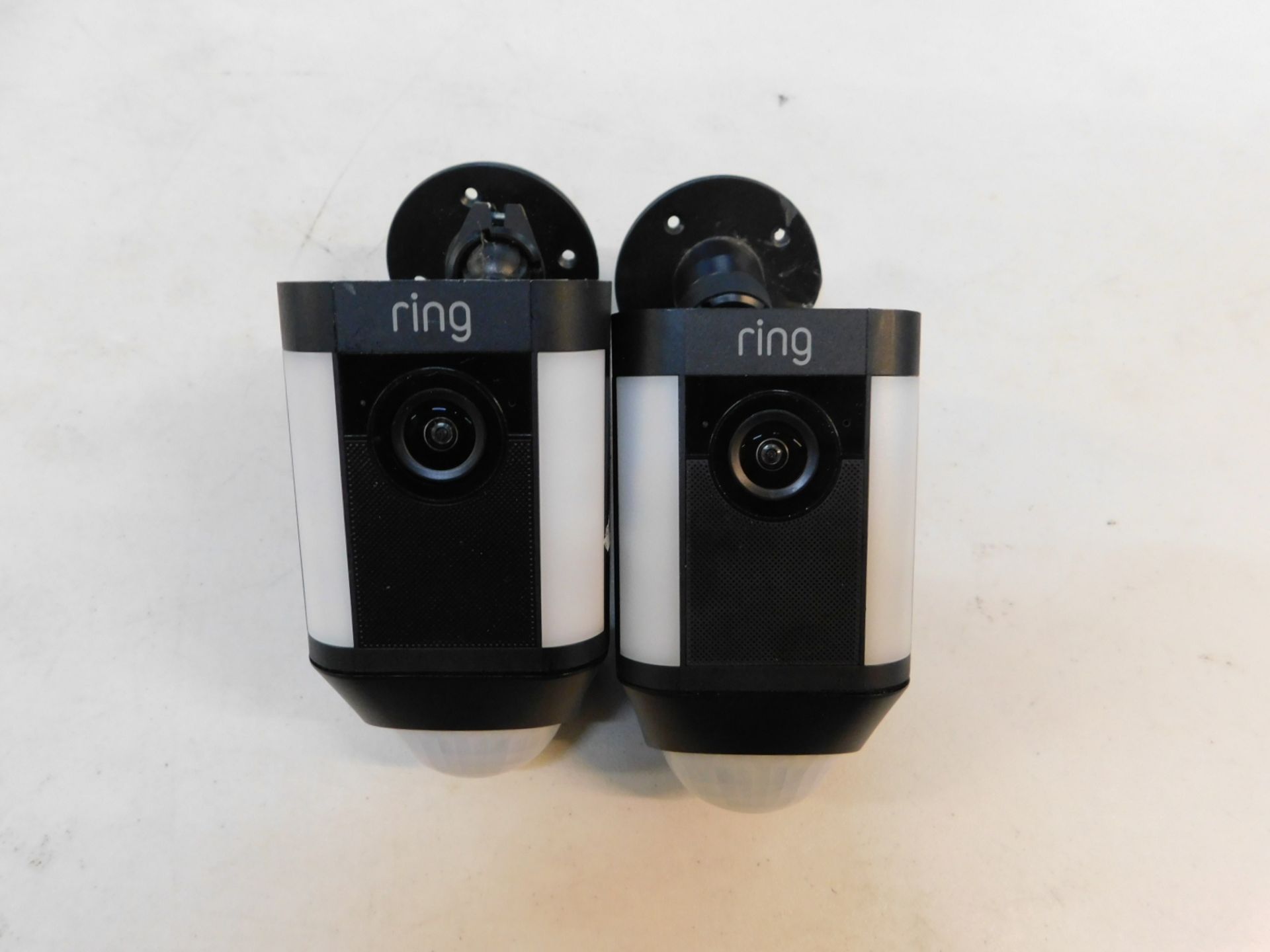 1 RING SPOTLIGHT CAM OUTDOOR SECURITY CAMERA & SPOTLIGHT 2 PACK - BLACK RRP Â£349.99