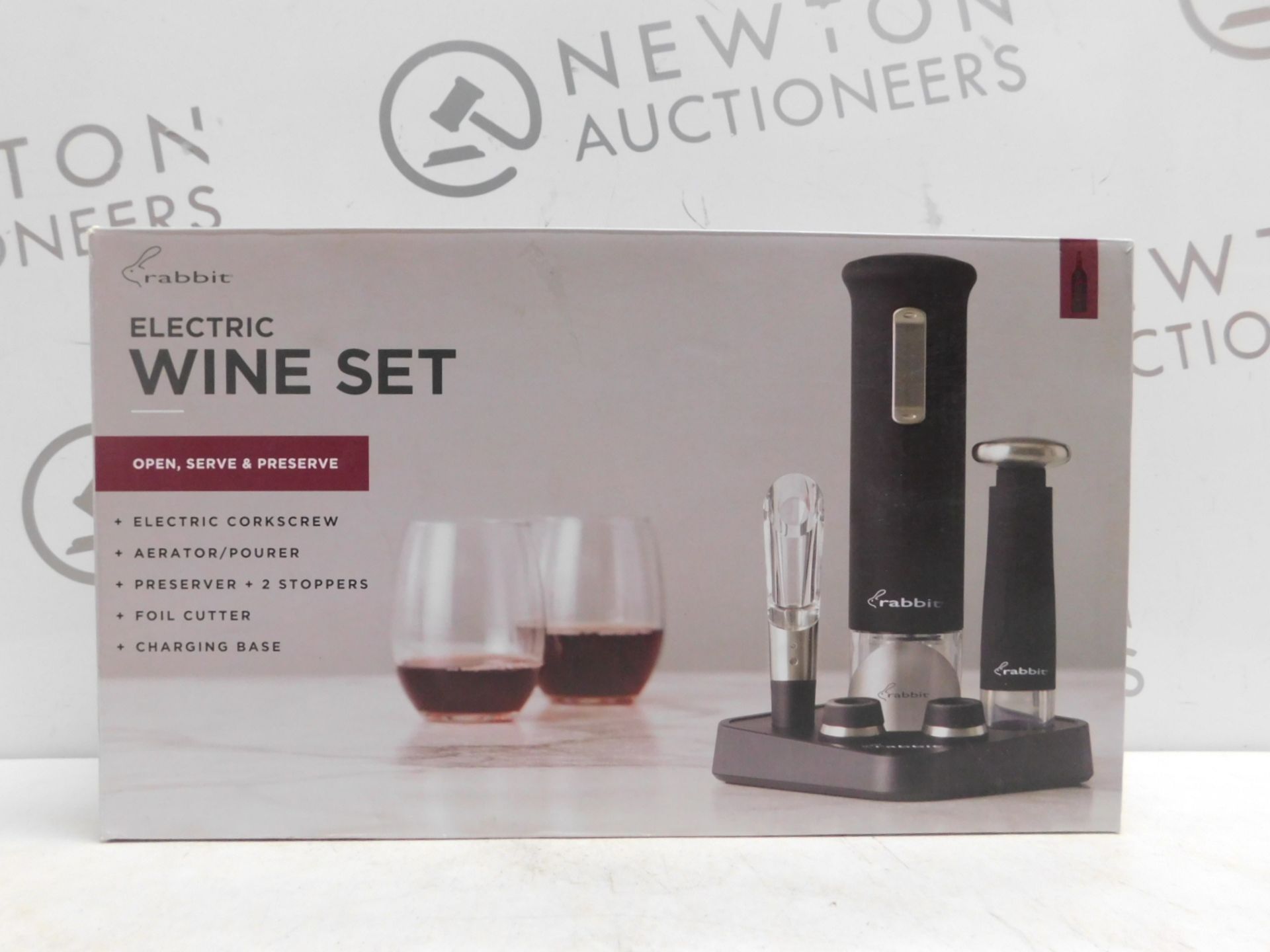 1 BOXED RABBIT ELECTRIC WINE SET RRP Â£39.99