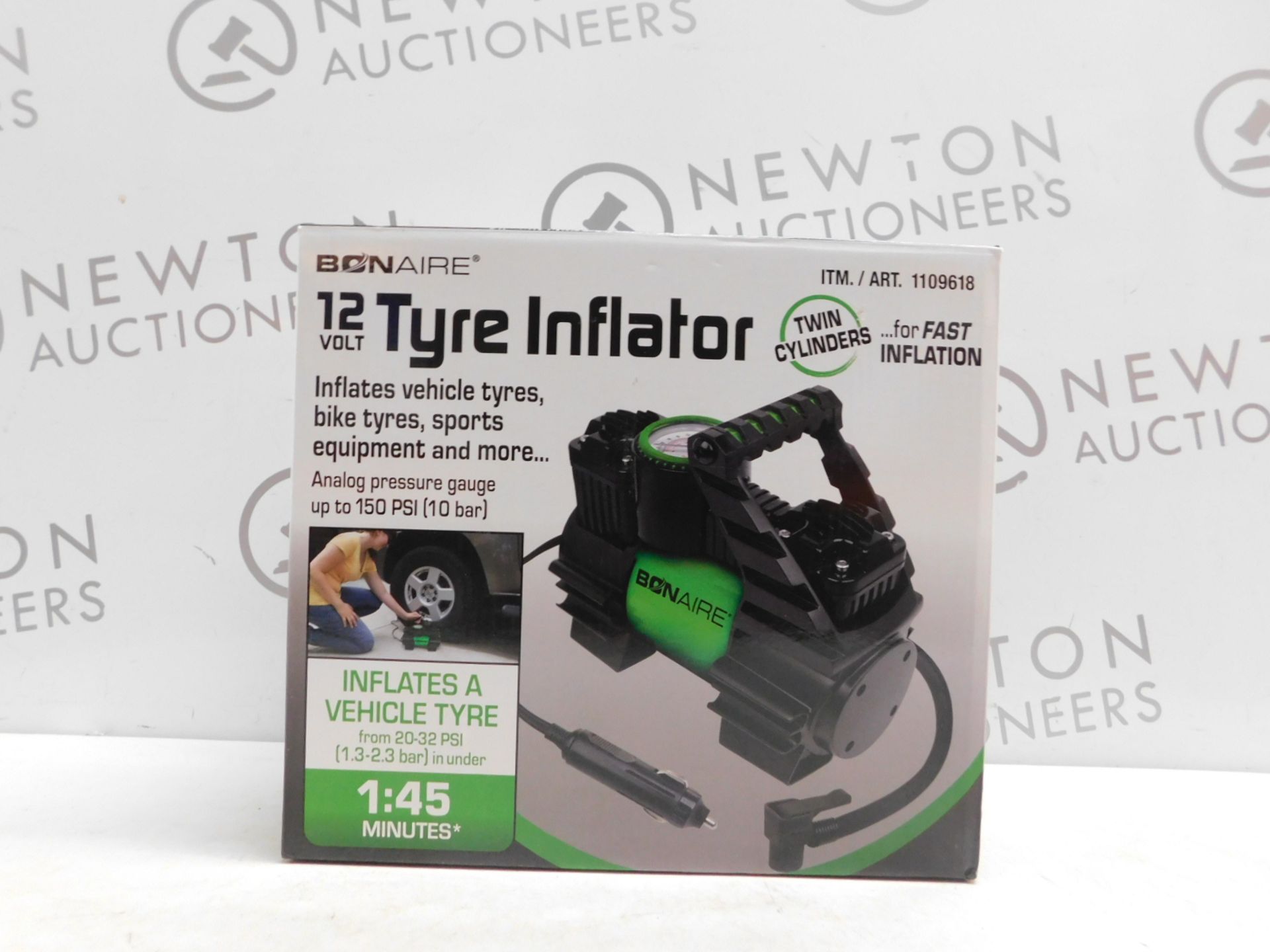 1 BOXED BONAIRE TC12CUK 12 VOLT INFLATOR RRP Â£39.99