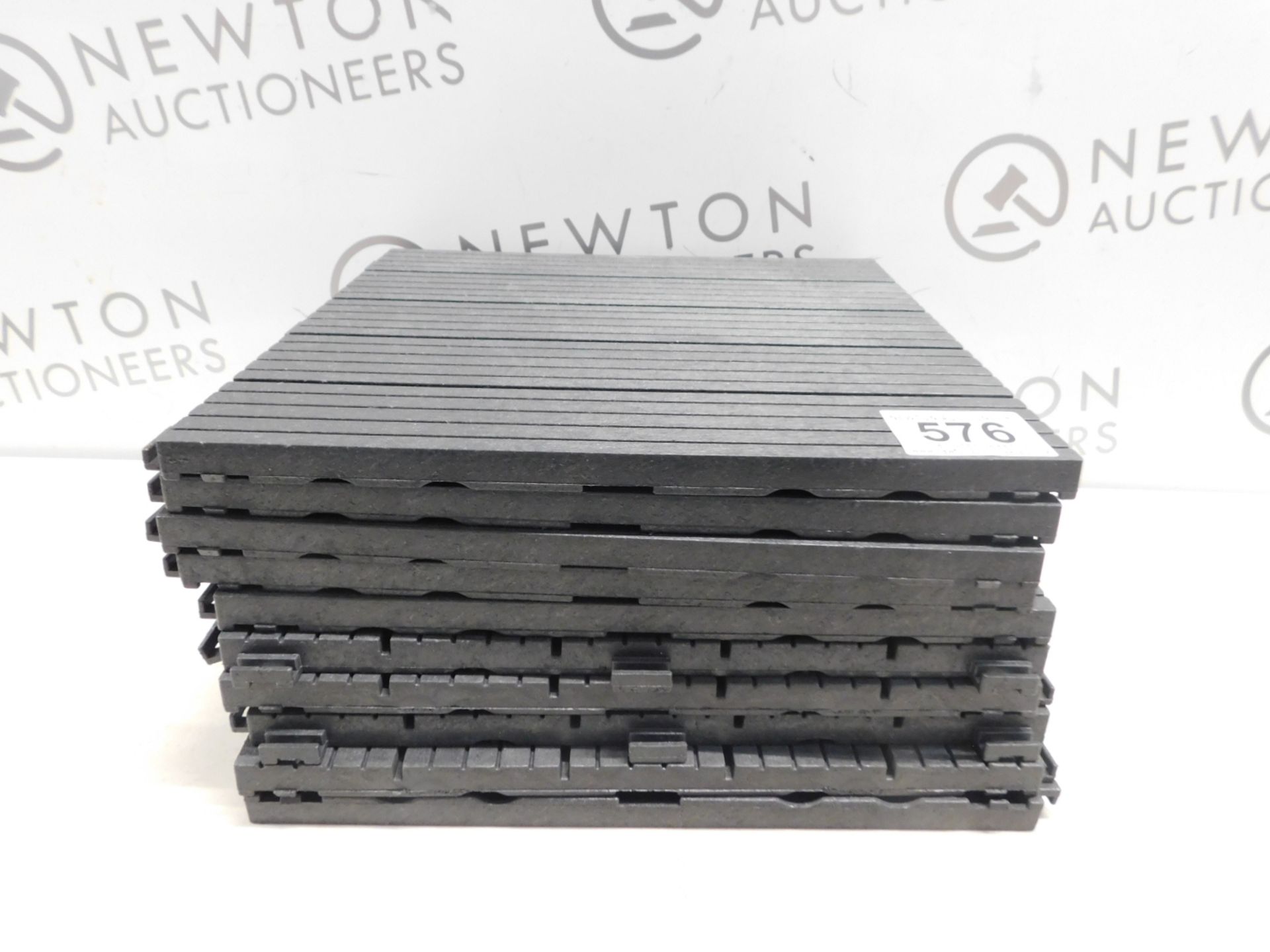 1 SET OF 10 MULTY HOME SLATE GREY DECK & BALCONY TILE (30CM X 30CM) RRP Â£29.99