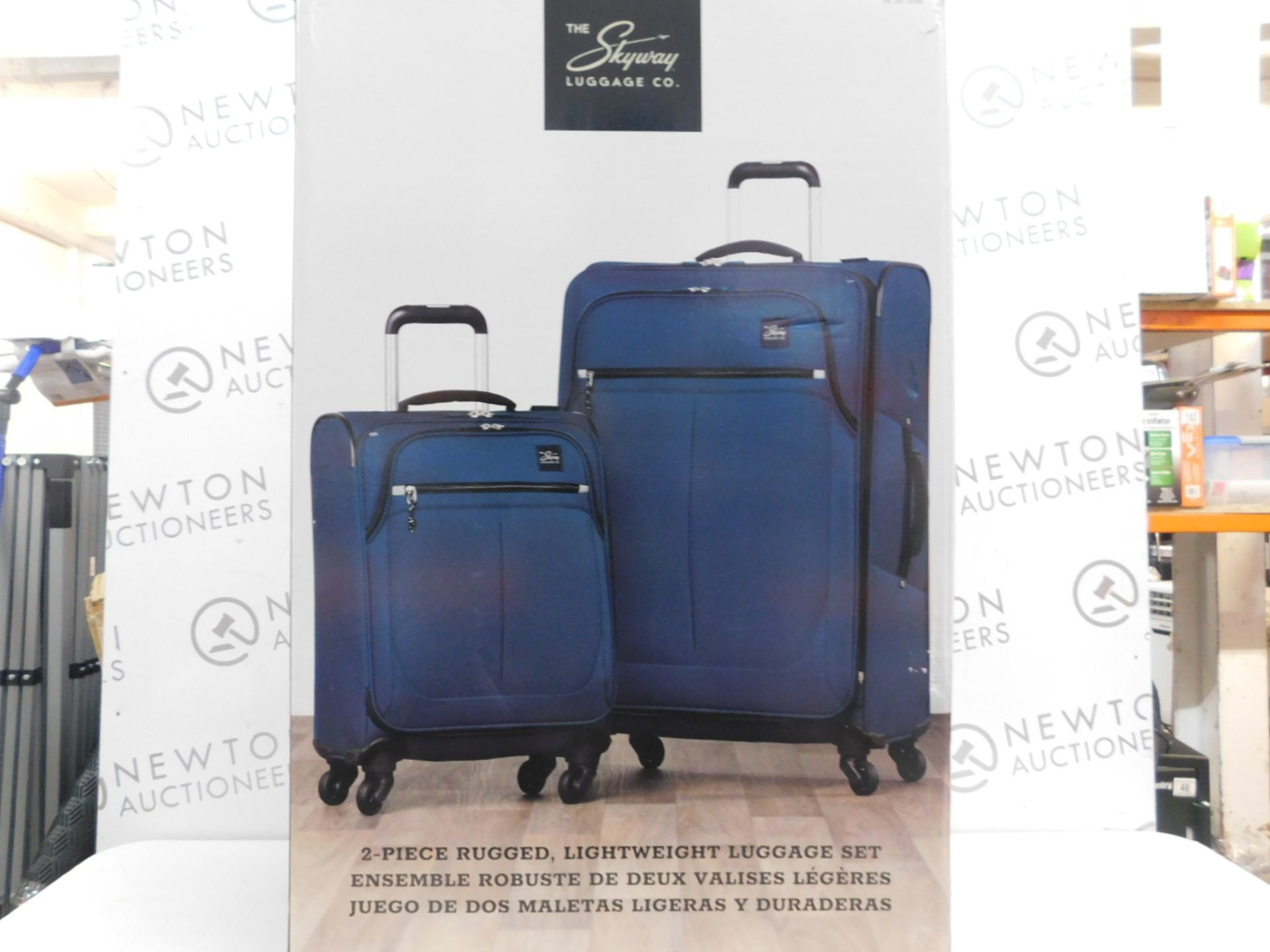 1 BOXED SKYWAY CO RICARDO OLYMPIC 2-PIECE SOFTSIDE SUITCASE SET RRP Â£199
