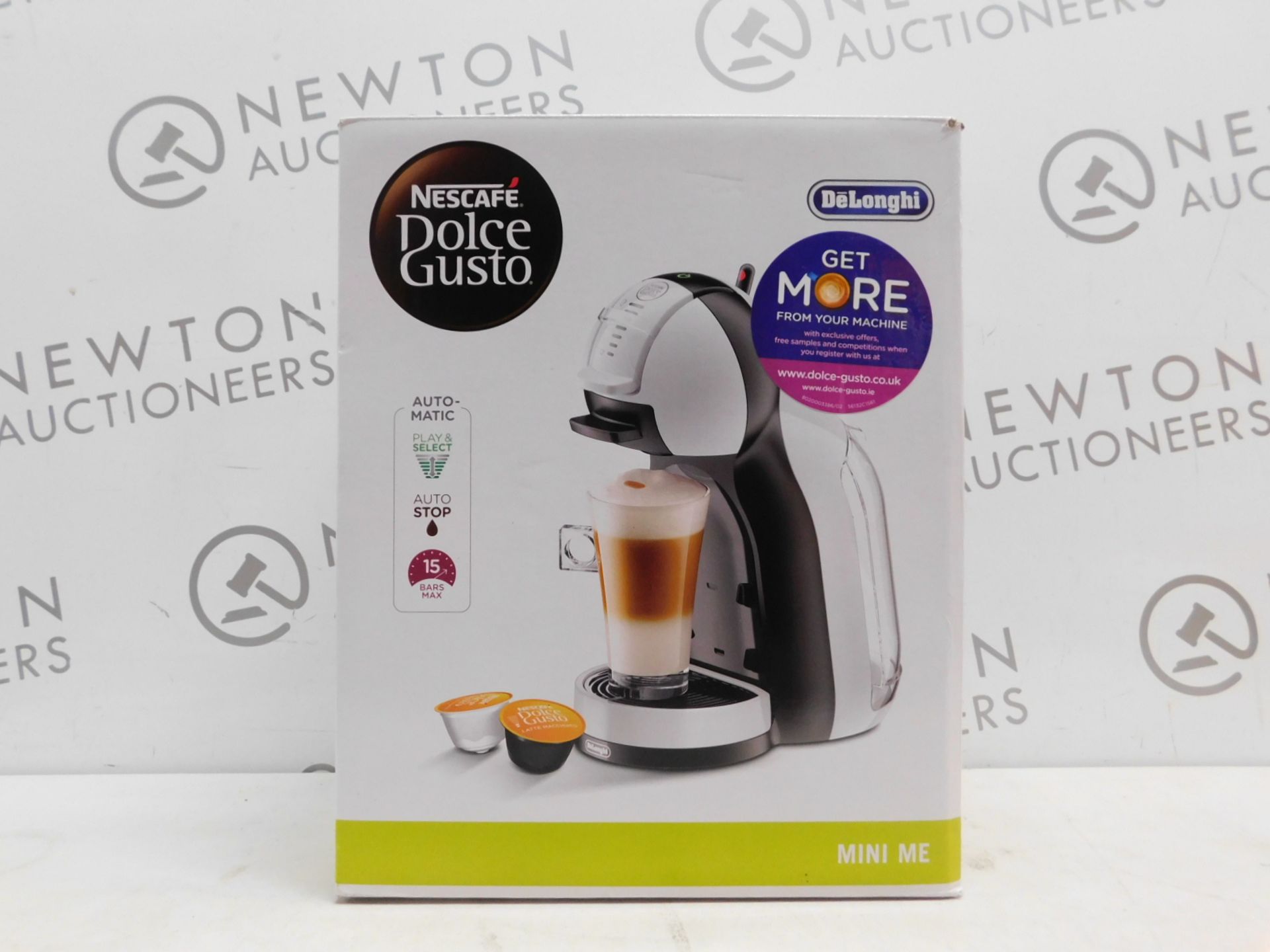 1 BOXED NESCAFE DOLCE GUSTO MINI ME AUTOMATIC COFFEE POD MACHINE BY KRUPS RRP Â£114.99