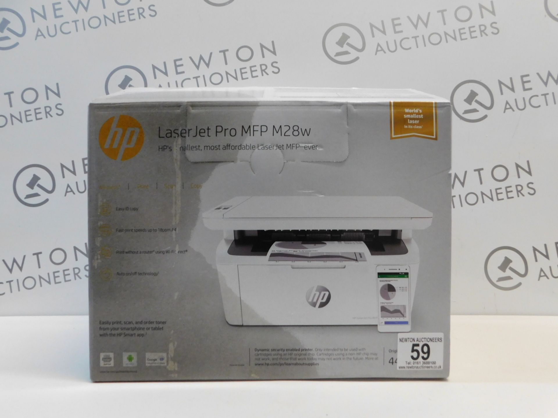 1 BOXED HP LASERJET PRO MFP M28W COMPACT MULTI-FUNCTION PRINTER RRP Â£129.99