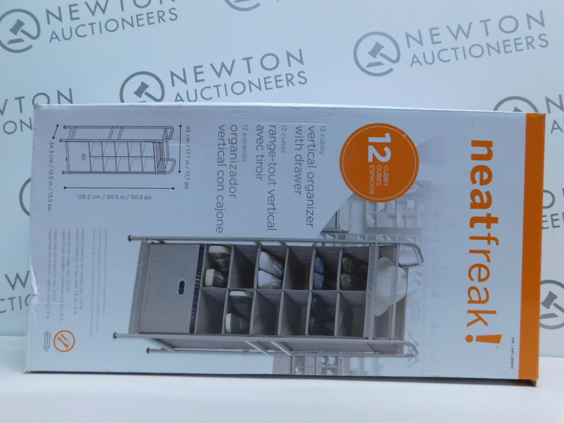 1 BOXED NEATFREAK 12 CUBBY VERTICAL ORGANISER WITH DRAWER RRP Â£49.99