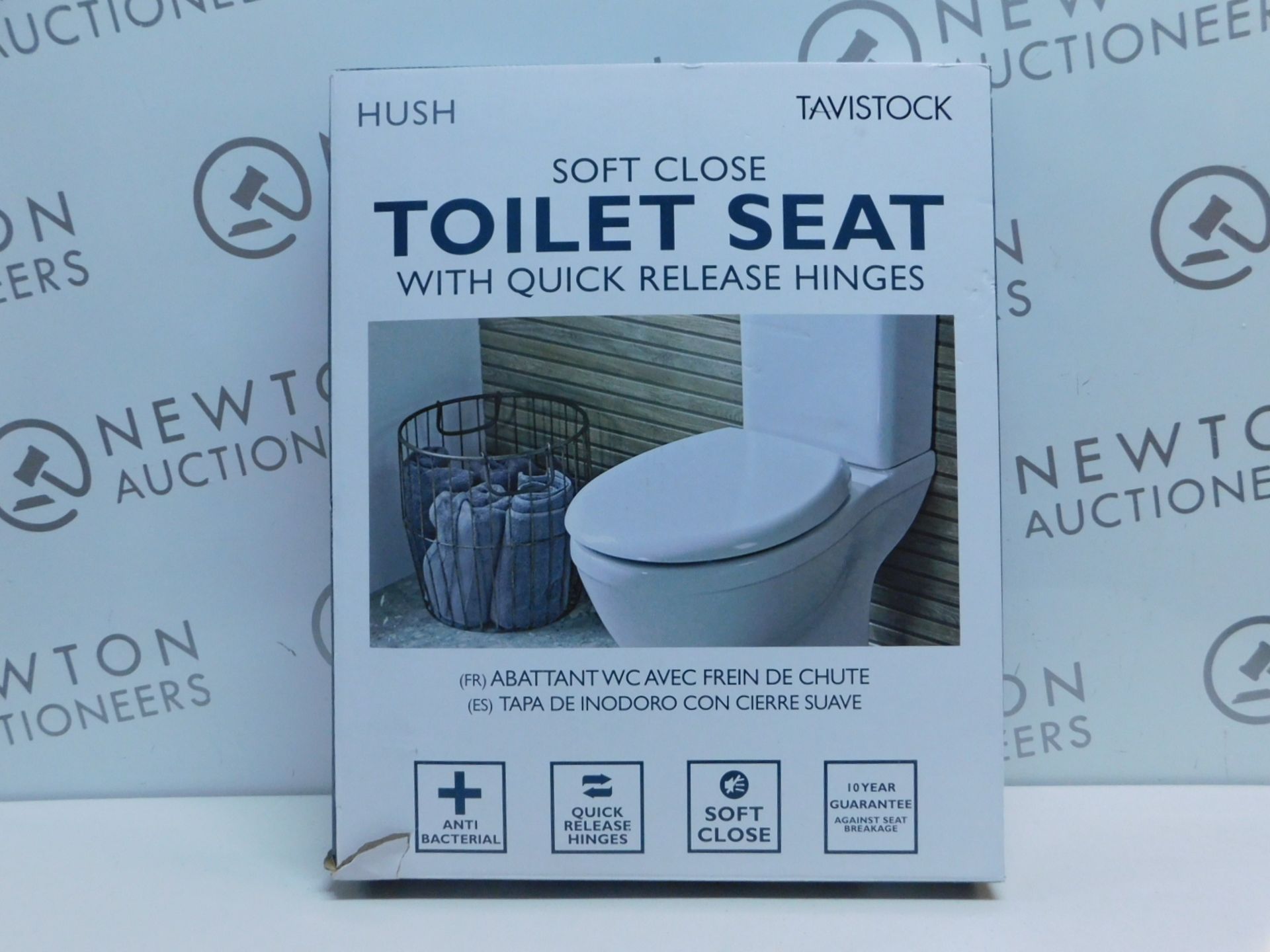 1 BOXED TAVISTOCK HUSH SOFT CLOSE QUICK RELEASE TOILET SEAT RRP Â£39.99