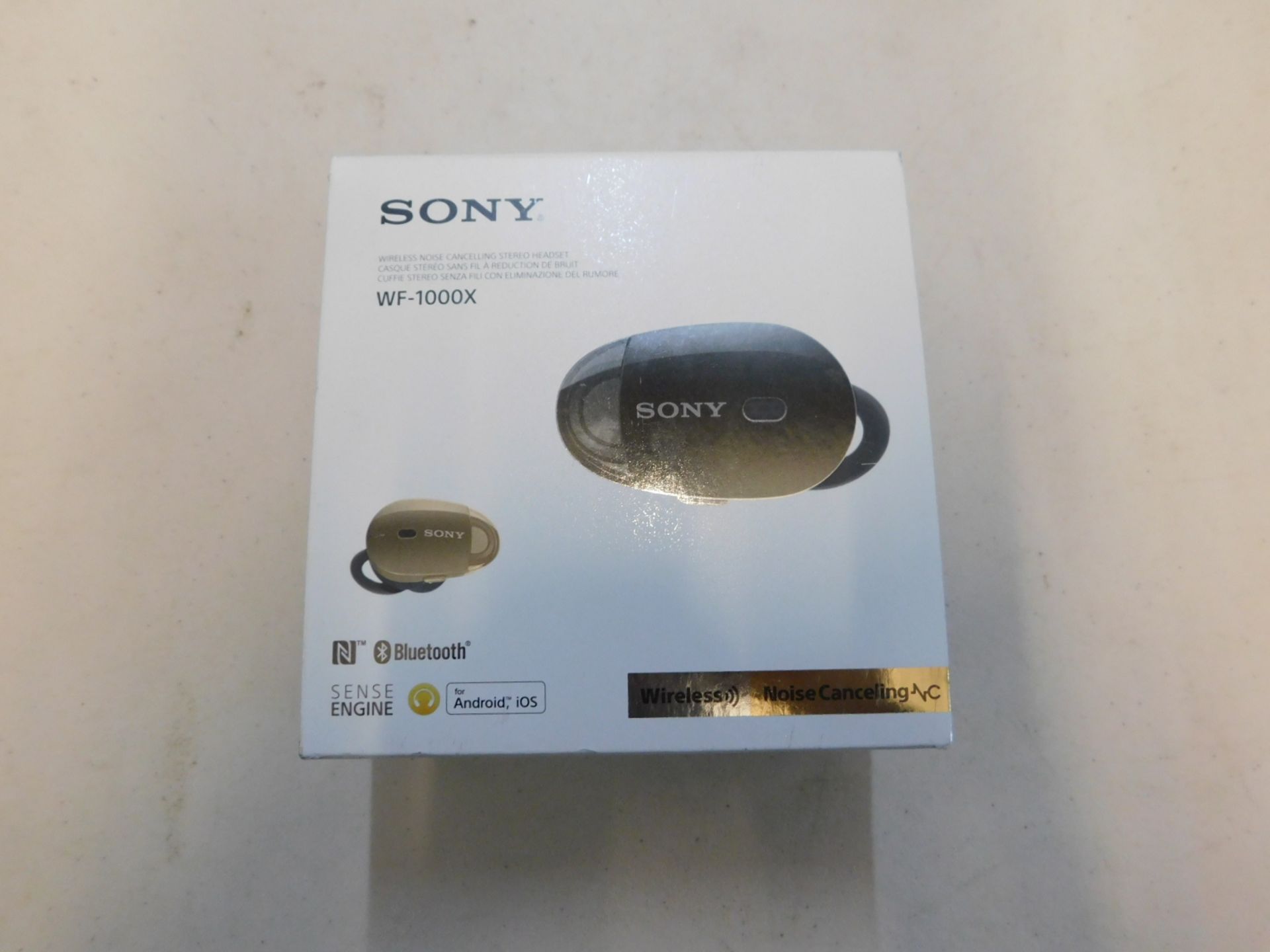 1 BOXED SONY EAR BUDS MODEL WF-1000X RRP Â£129.99