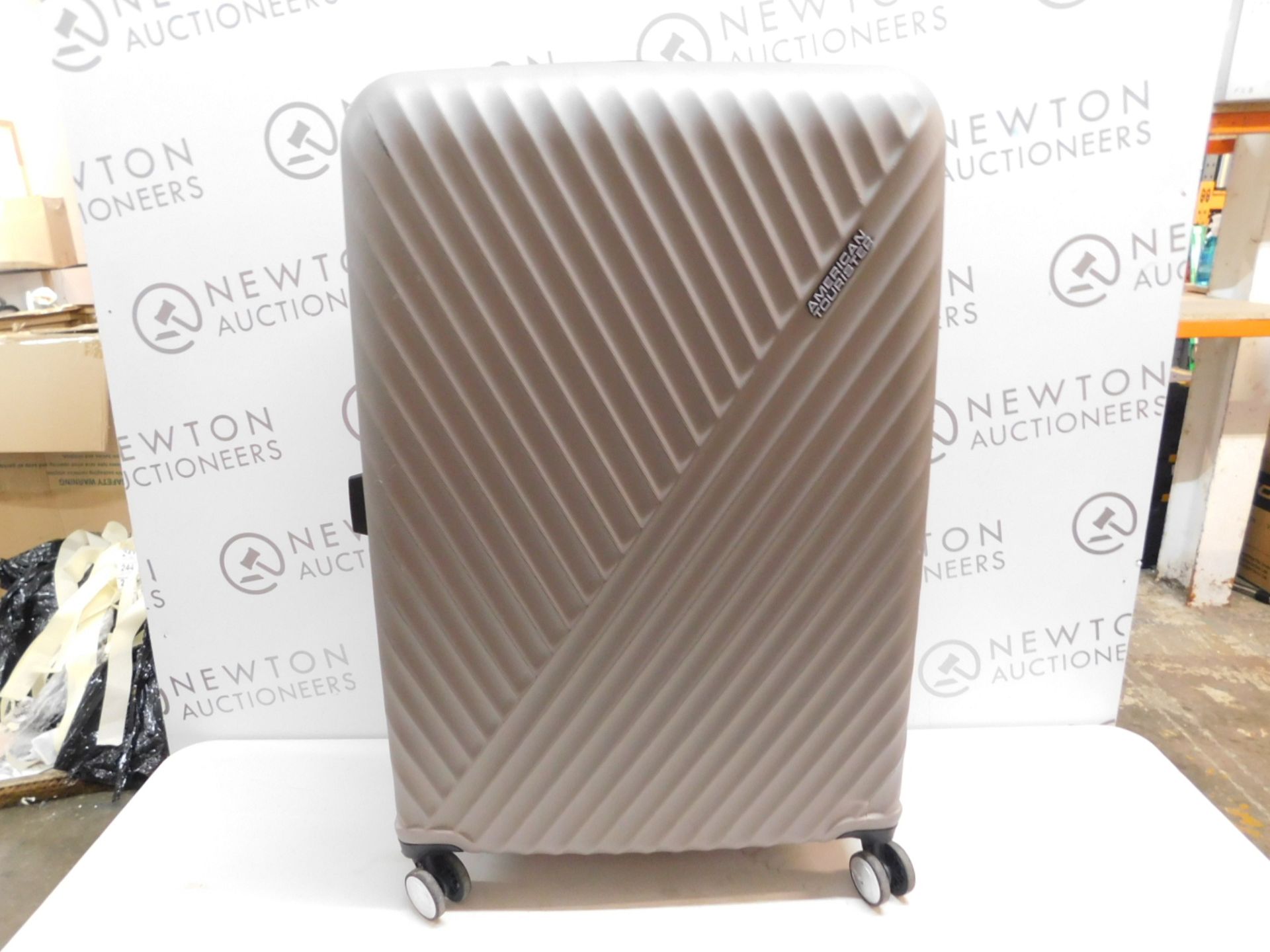 1 AMERICAN TOURISTER VISBY COMBI-LOCK BEIGE HARDSIDE PROTECTION LARGE LUGGAGE CASE RRP Â£129.99