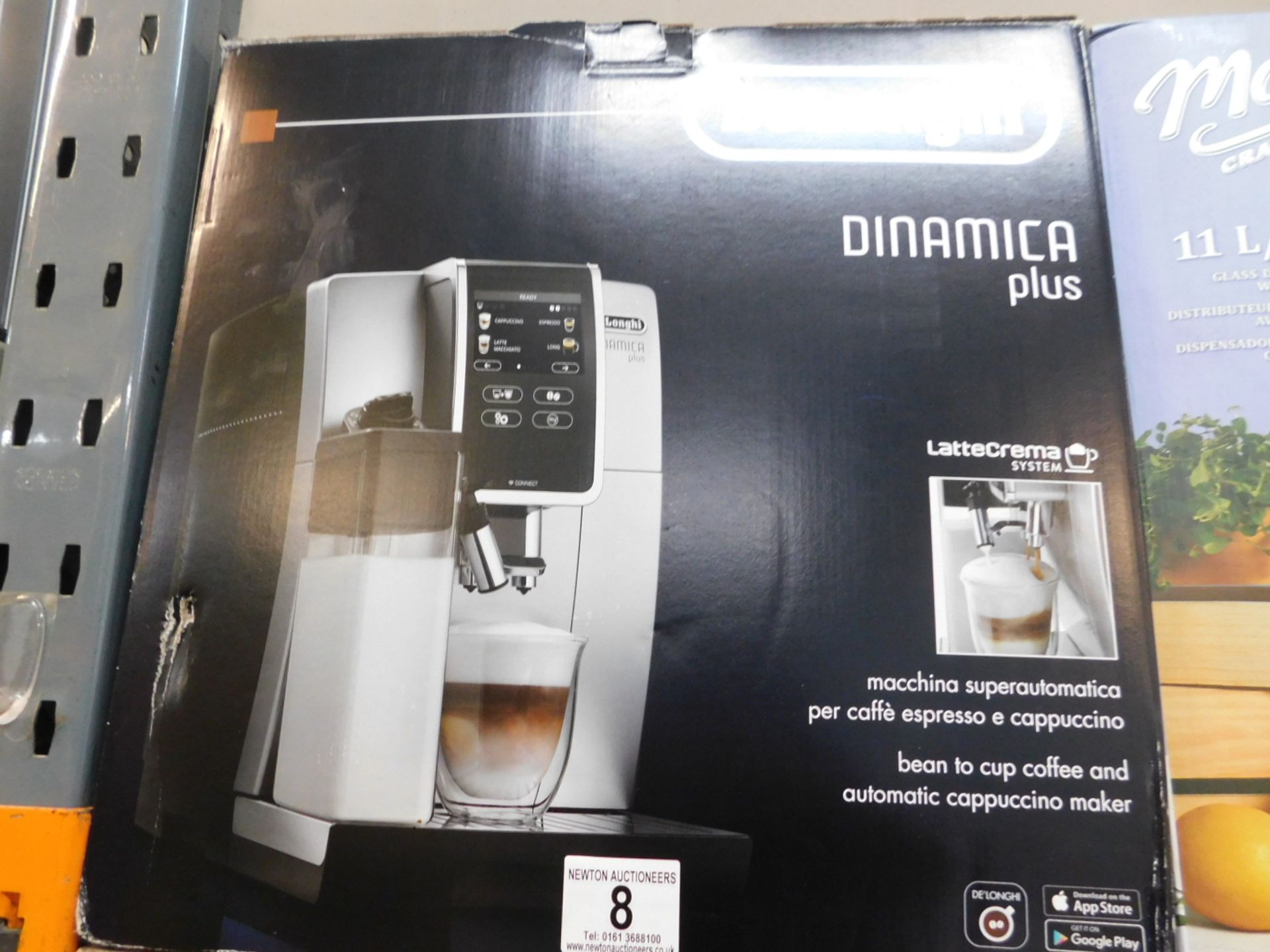 1 BOXED DELONGHI DINAMICA PLUS ECAM370.95.T BEAN TO CUP COFFEE MACHINE RRP Â£1199