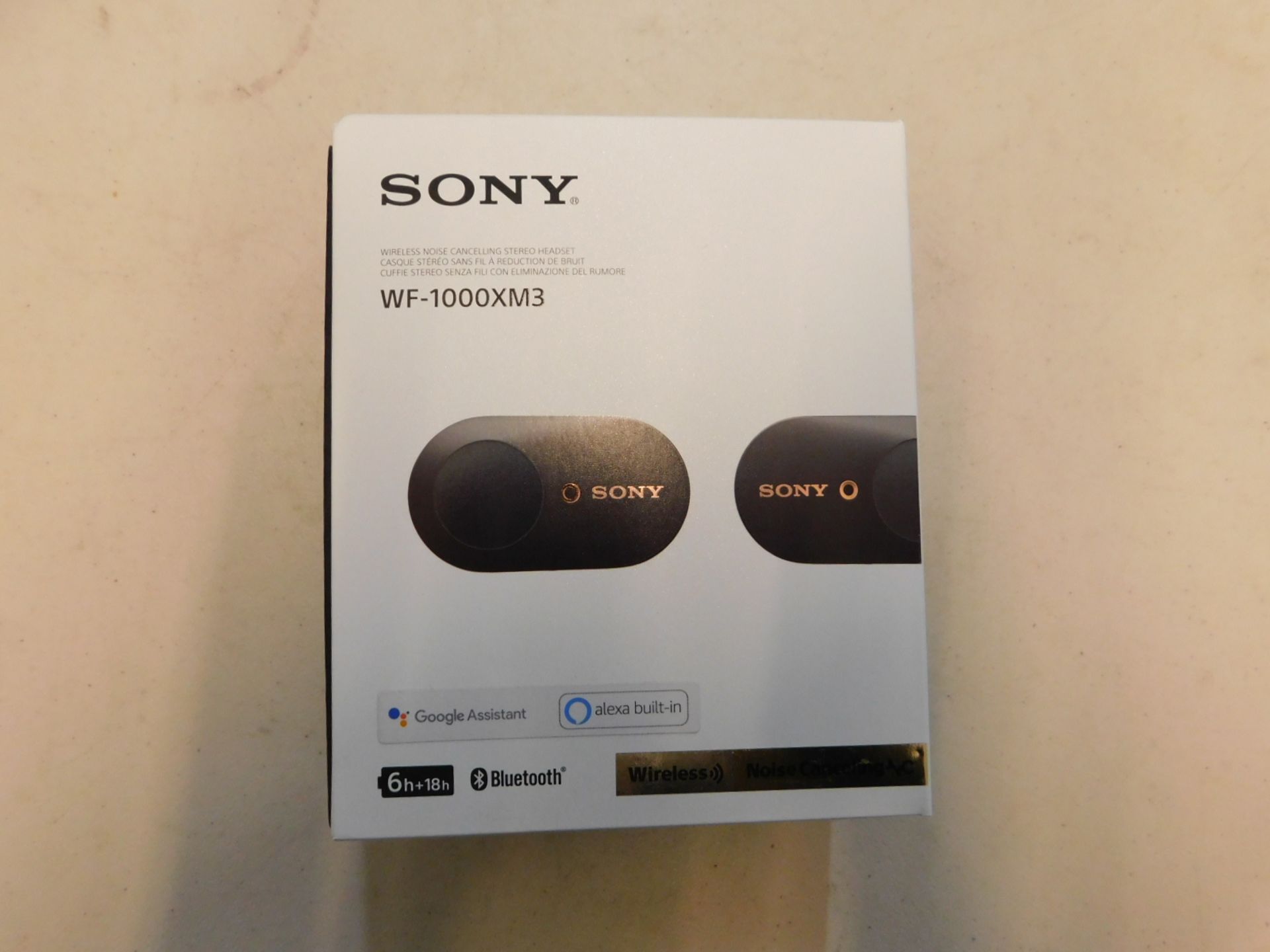 1 BOXED SONY EAR BUDS MODEL WF-1000XM3 RRP Â£229.99