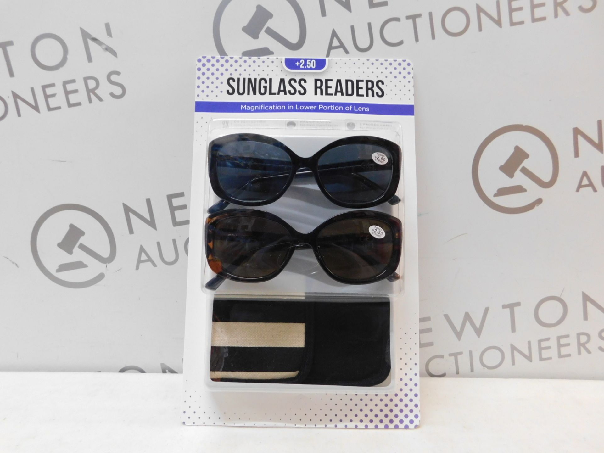 1 BRAND NEW PACK OF SUNGLASS READERS IN +2.50 STRENGTH RRP Â£19.99