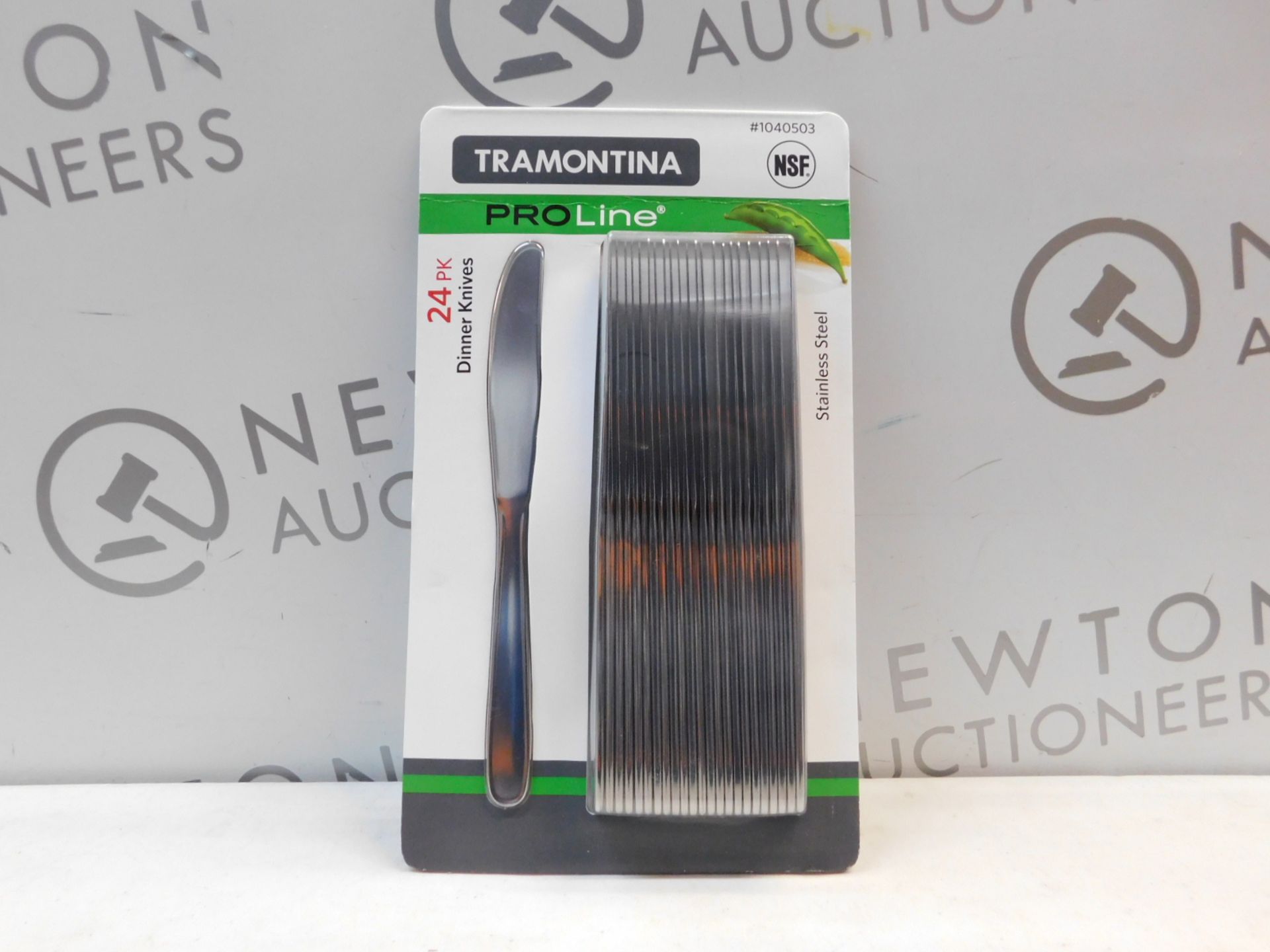 1 BRAND NEW PACK OF TRAMONTINA PROLINE 24PK STAINLESS STEEL DINNER KNIVES RRP Â£22.99